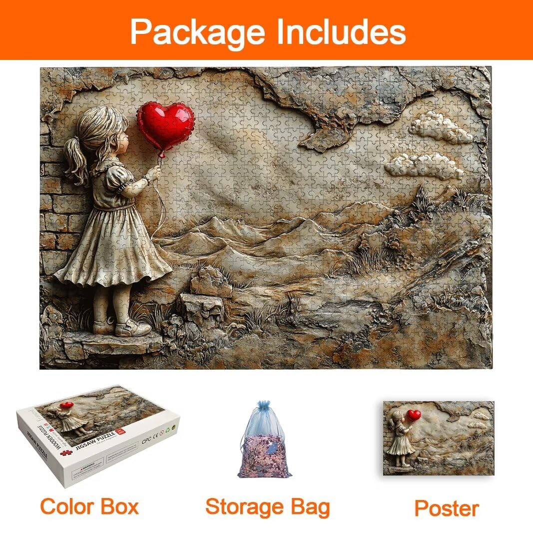 Puzzle Ragazza, Puzzle 5000 Pezzi Adulti per Decor, Regalo Donna/Uomo -8474