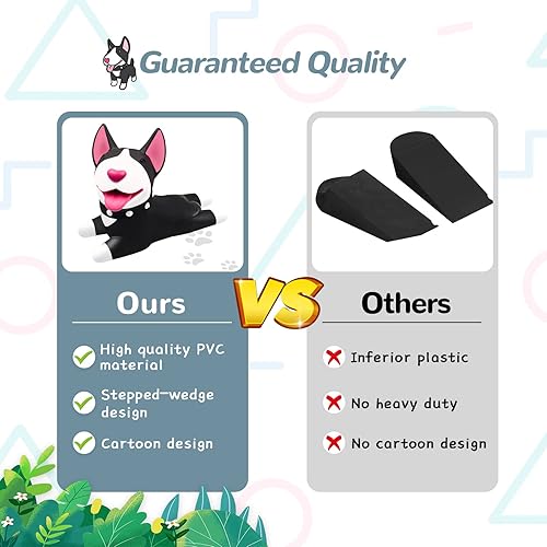 Miniatura 4 de Juguetes para mascotas con forma de puerta para perro bonita decoración para perro tope de puerta de perro tope decorativo para puerta cuña de