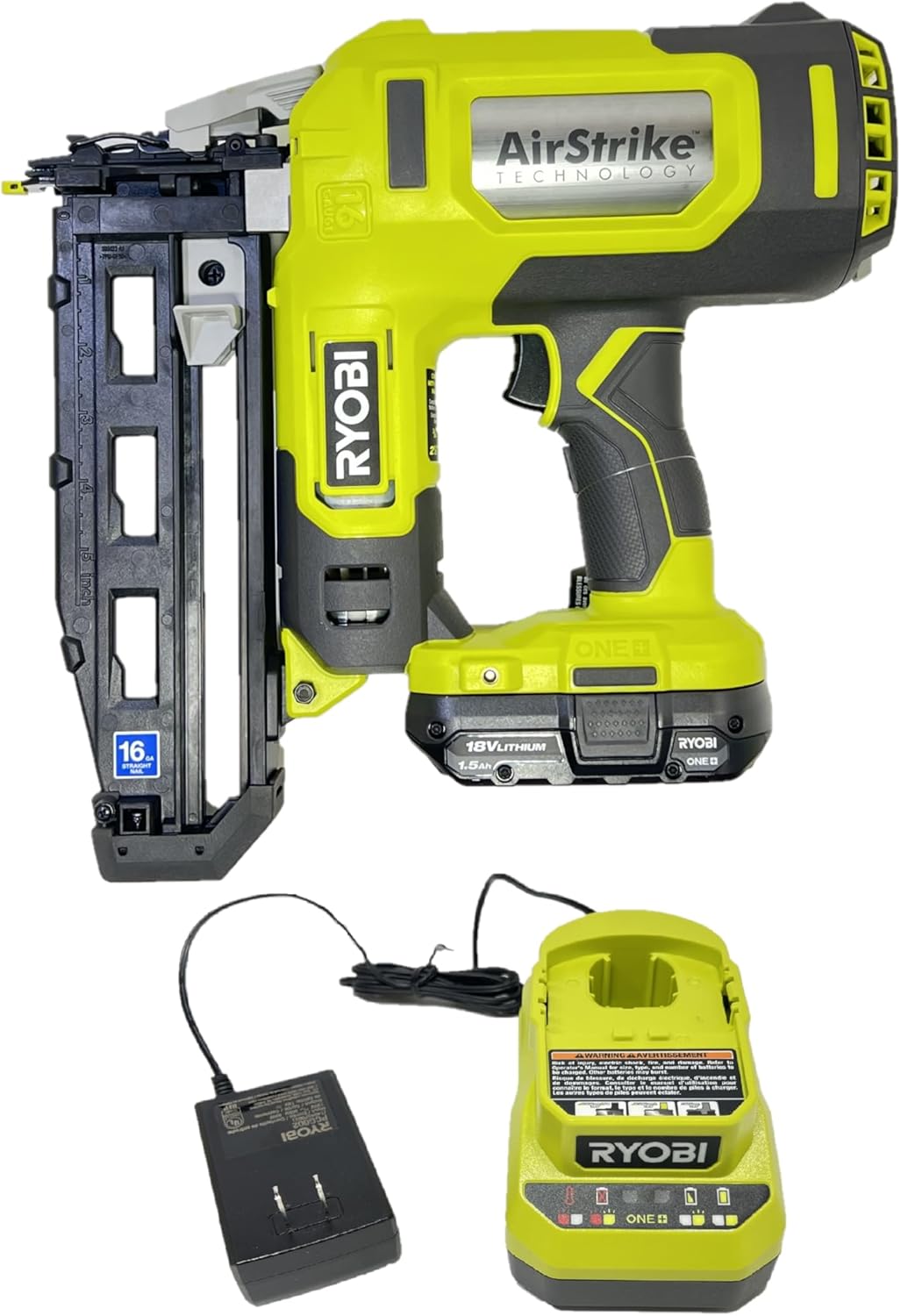 RYOBI ONE+ 18V (P326) 16-Gauge Cordless AirStrike Philippines Ubuy