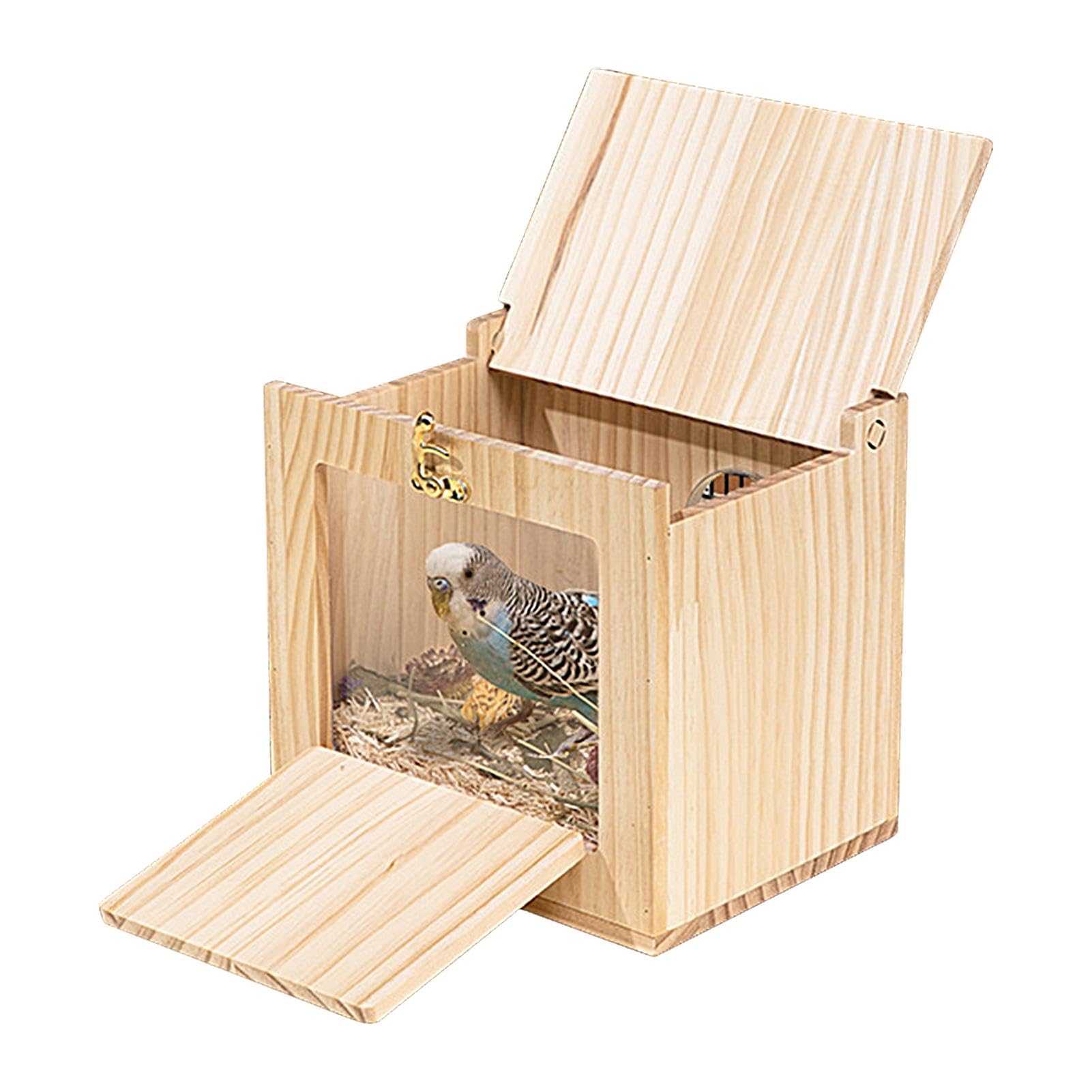 Amazon.co.jp: オカメインコの巣箱、鳥の飼育箱 | 鳥の飼育箱バード
