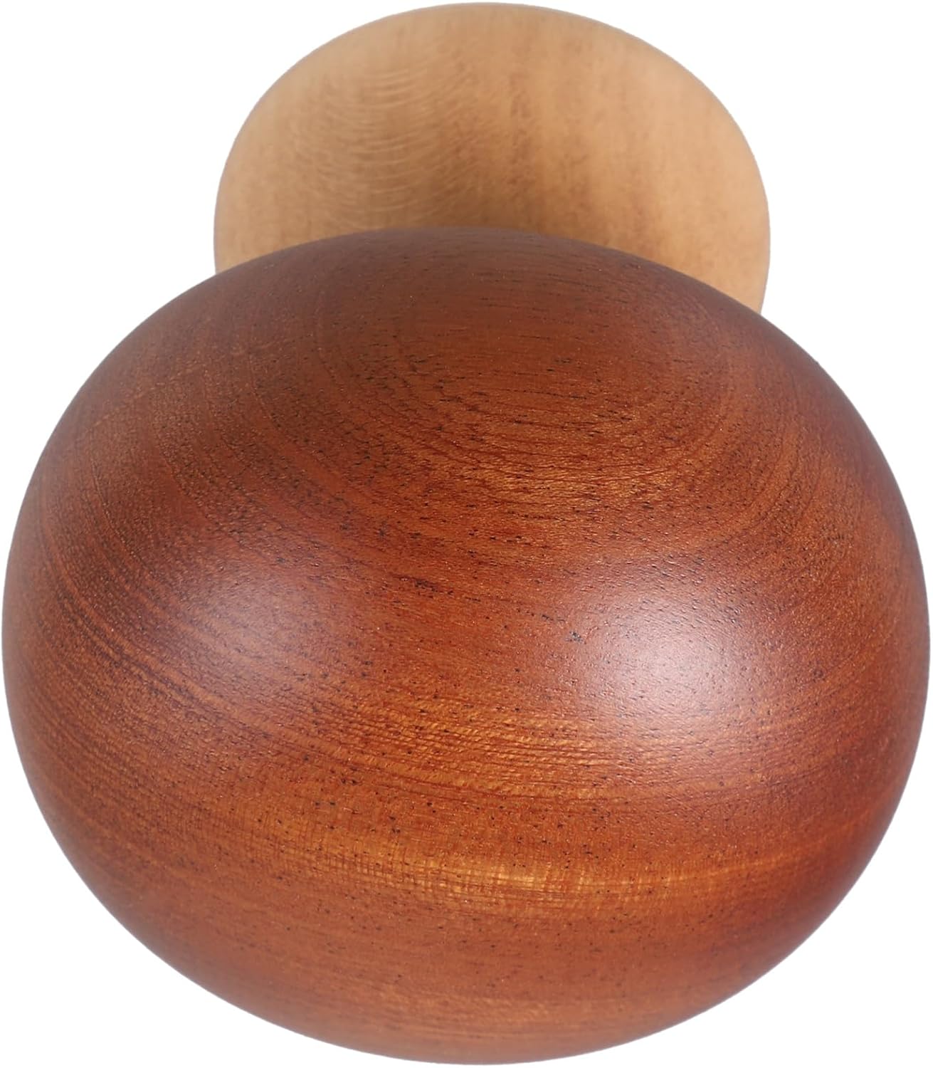 Ciieeo 3pcs Wooden Rotating Music Box Stylish Mushroom Shape Design Portable Desktop Musical Box for Home Office and Restaurant Decor Unique Present for Friends