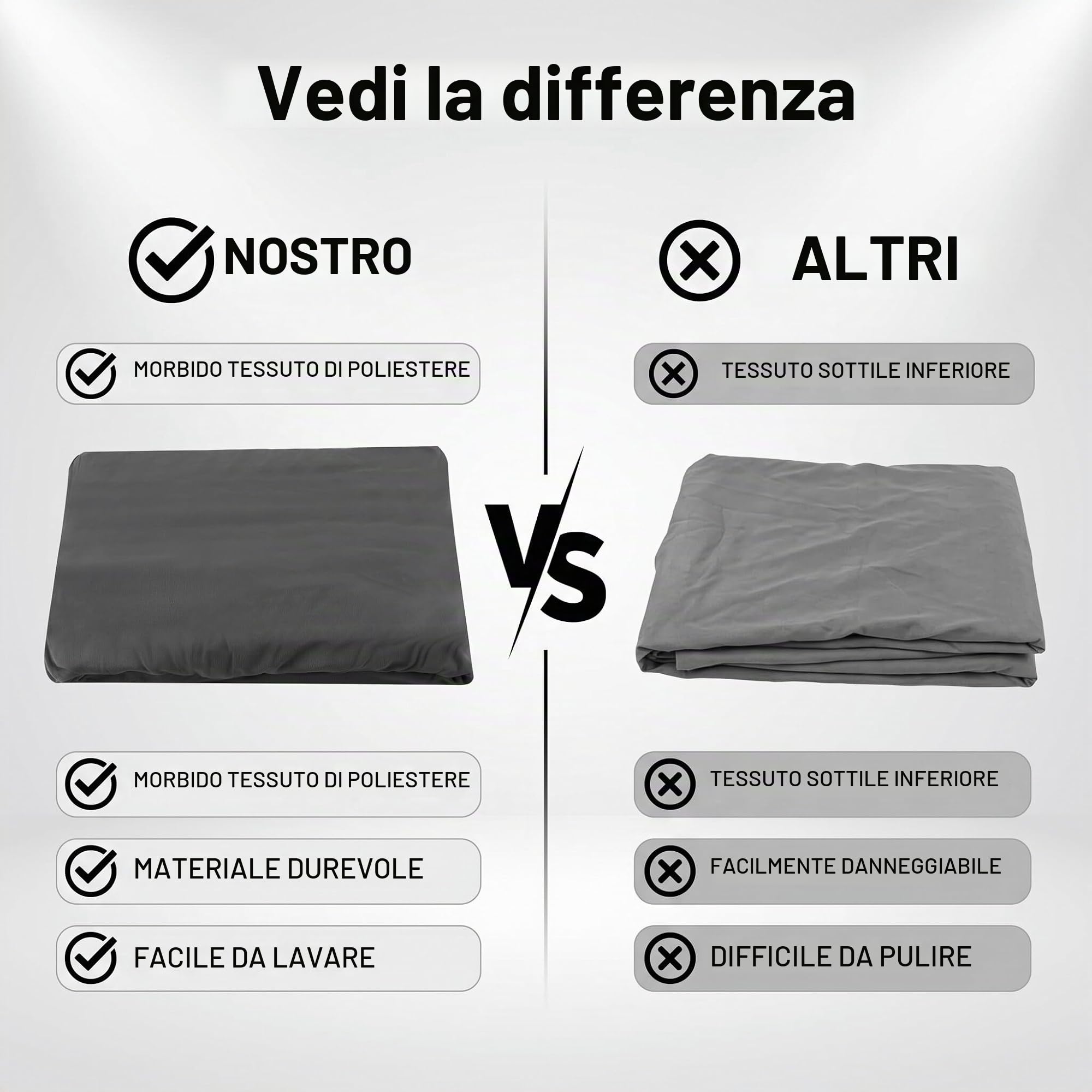 Ejoyous Copridivano elasticizzato a forma di L, Copridivano con Penisola Elasticizzato in poliestere 3 + 2 Seat Copridivano Angolare Antigraffio Universale (grigio)