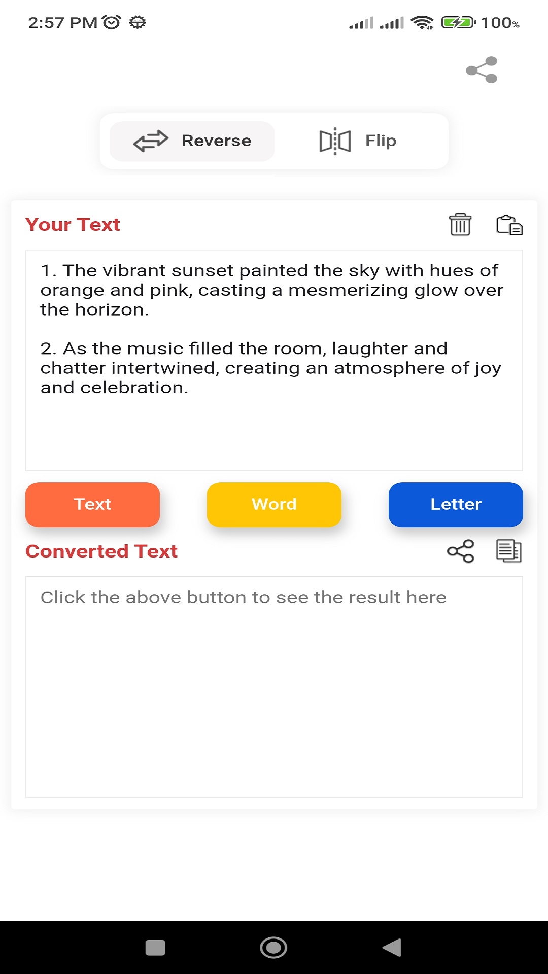 Subscribe Reverse Text Magic Flip Reverse Text Maker - App on Amazon Appstore