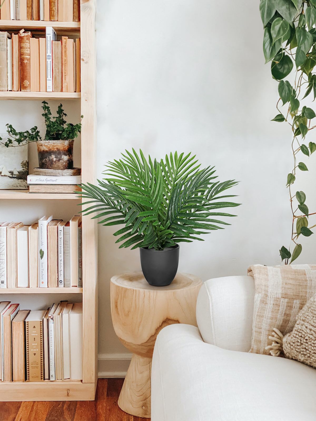 Briful 45CM Fake Plants Artificial Palm Plant in Pot - Image 4