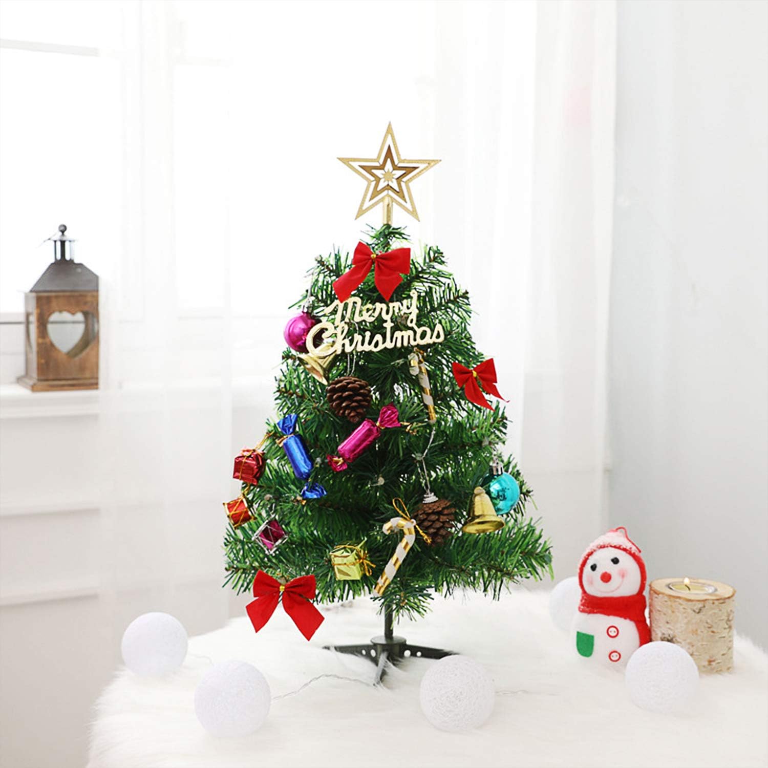 Buy Artiflr Tabletop Christmas Tree, 20 Inch Artificial Christmas Tree