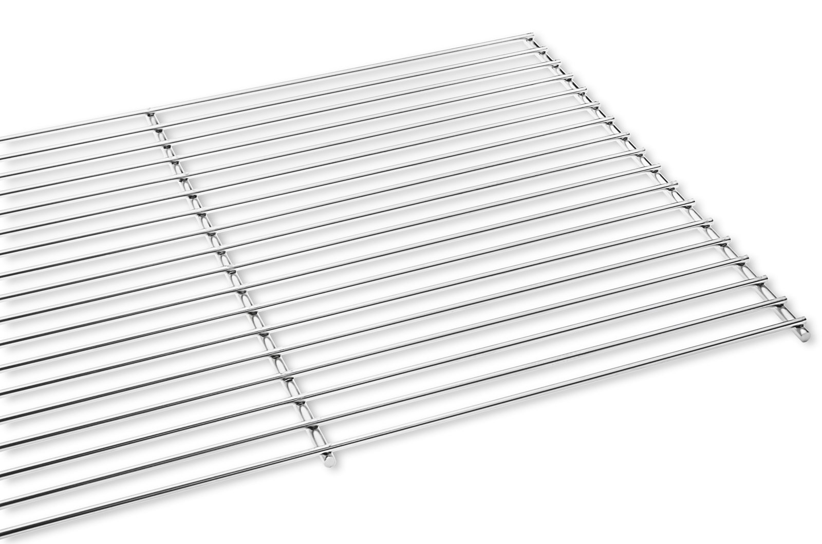 DEOS Griglia in Acciaio Inox Europeo AISI 304 48x35cm - Griglia Barbecue, Camino, Forno - Materiale Robusto Ø6+4mm - Perfetta per Barbecue da Balcone, Grigliare Carne e Verdure con Facilità