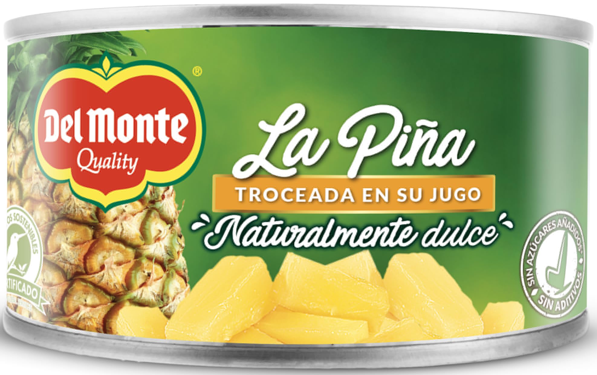 Del Monte Cluster Piña Troceada, 690g