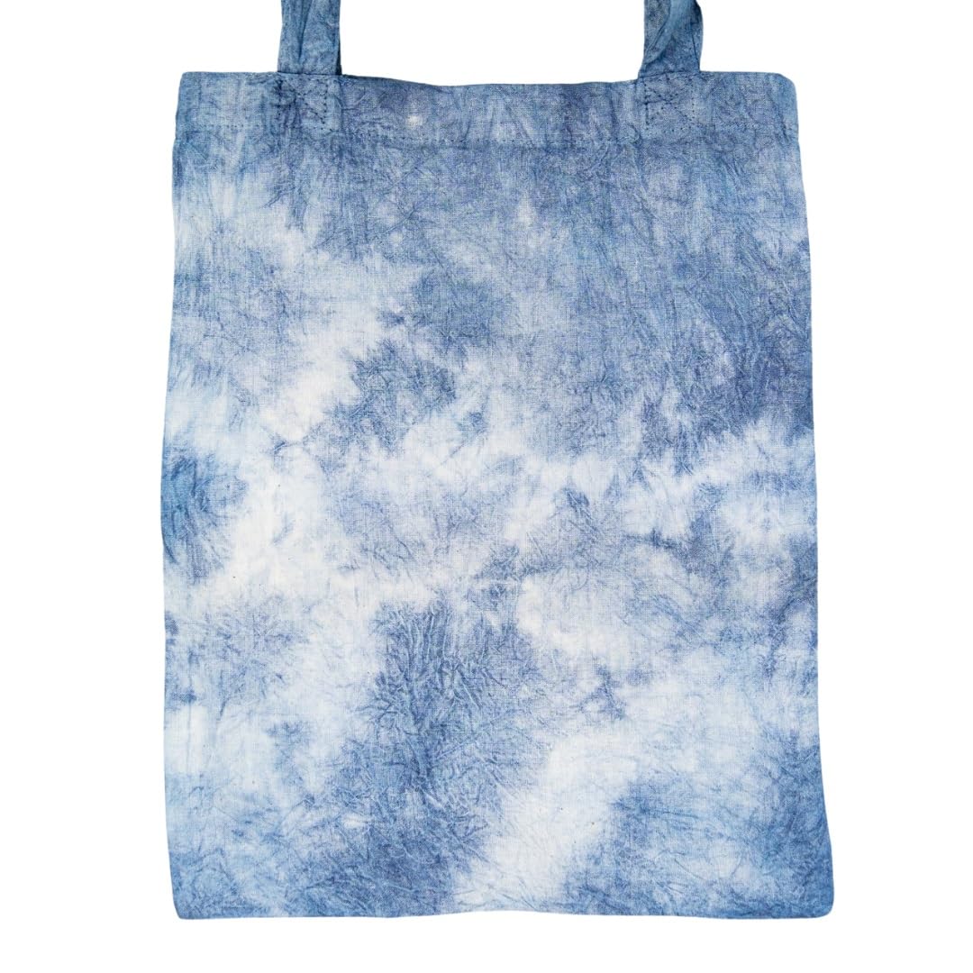 Amazon.co.jp: 【藍染 エコバッグ（叢雲）】 染物 藍染 紺 初心者