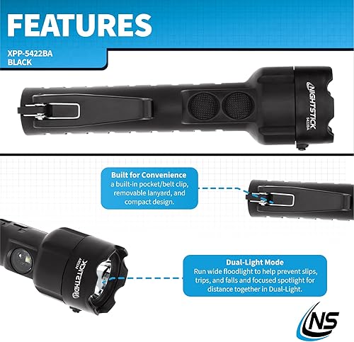 Miniatura 3 de Nightstick XPP-5422BA - Linterna ATEX Zone 0 intrínsecamente segura, 3 AA, color negro