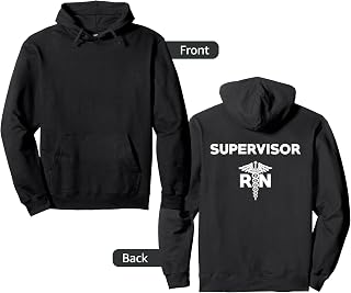 Registered Nurse Supervisor Hospital RN Uniform Pullover Hoodie