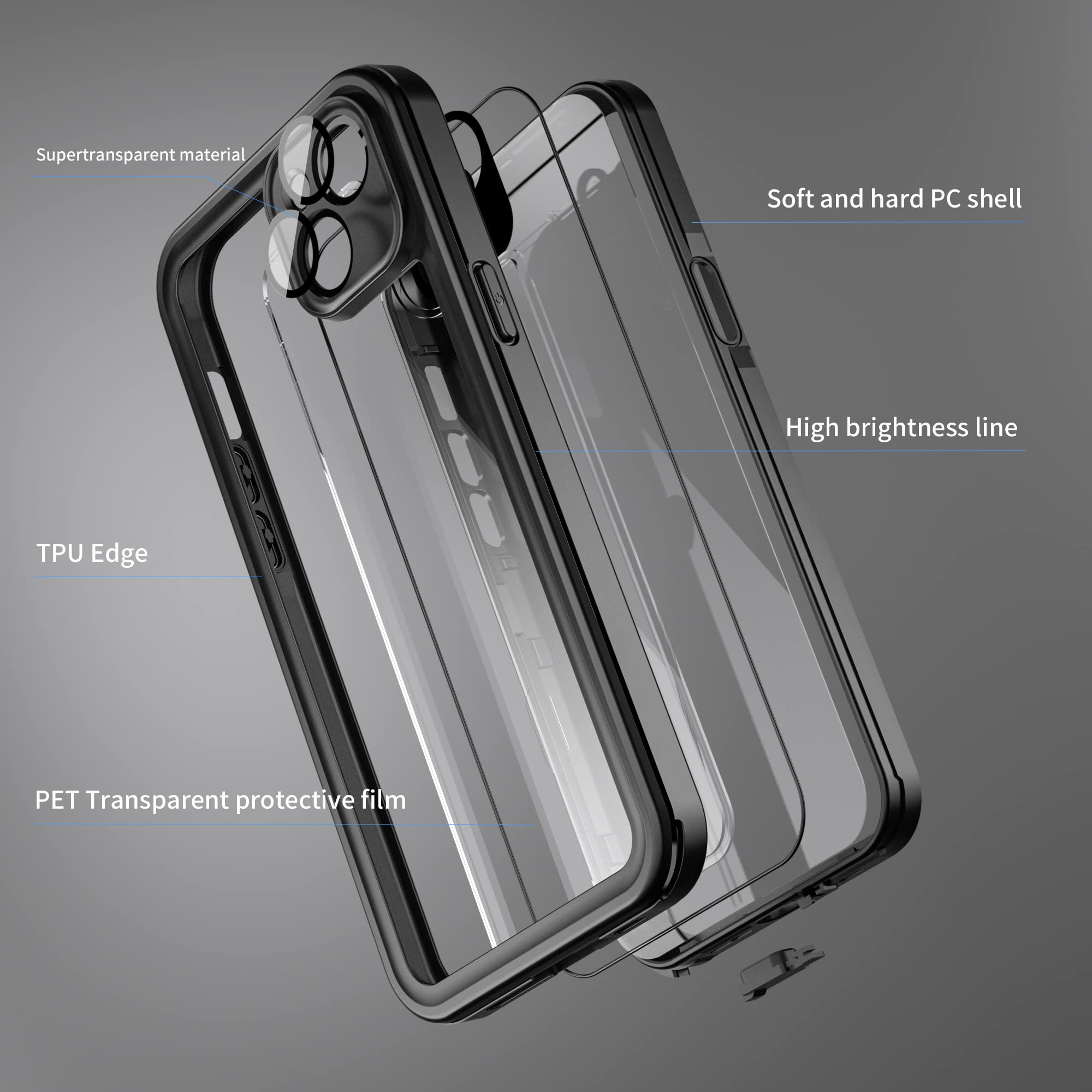 Coque LOVE MEI POWERFUL iPhone 13 Mini - Antichoc & Étanche