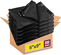 Vista 16 de iMBAPrice 14.5x19 Pulgadas Sobres Grandes #6 de Color Azul Verde 500-Pack, Bolsas de Envío y Embalaje de Polietileno, Autoadhesivas, Impermeables