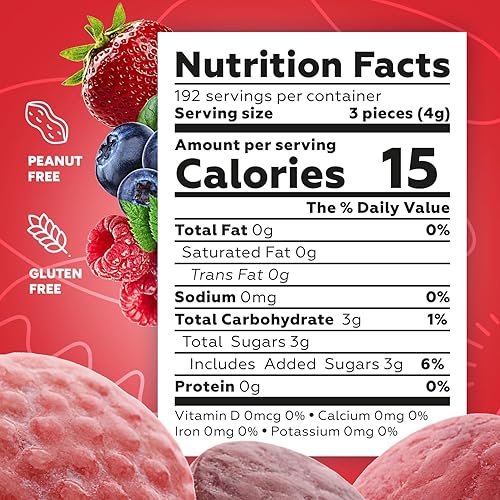 Miniatura 2 de Razzles Candy Gum - Bolsa de goma de mascar original con sabor a fruta de 1.7 libras, para máquina expendedora de recambio de goma de mascar a