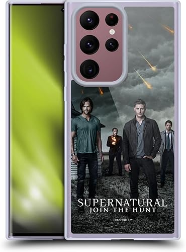 Head Case Designs Supernatural Season 12 Group Key Art - Funda de gel suave con licencia oficial compatible con Samsung Galaxy S22 Ultra 5G