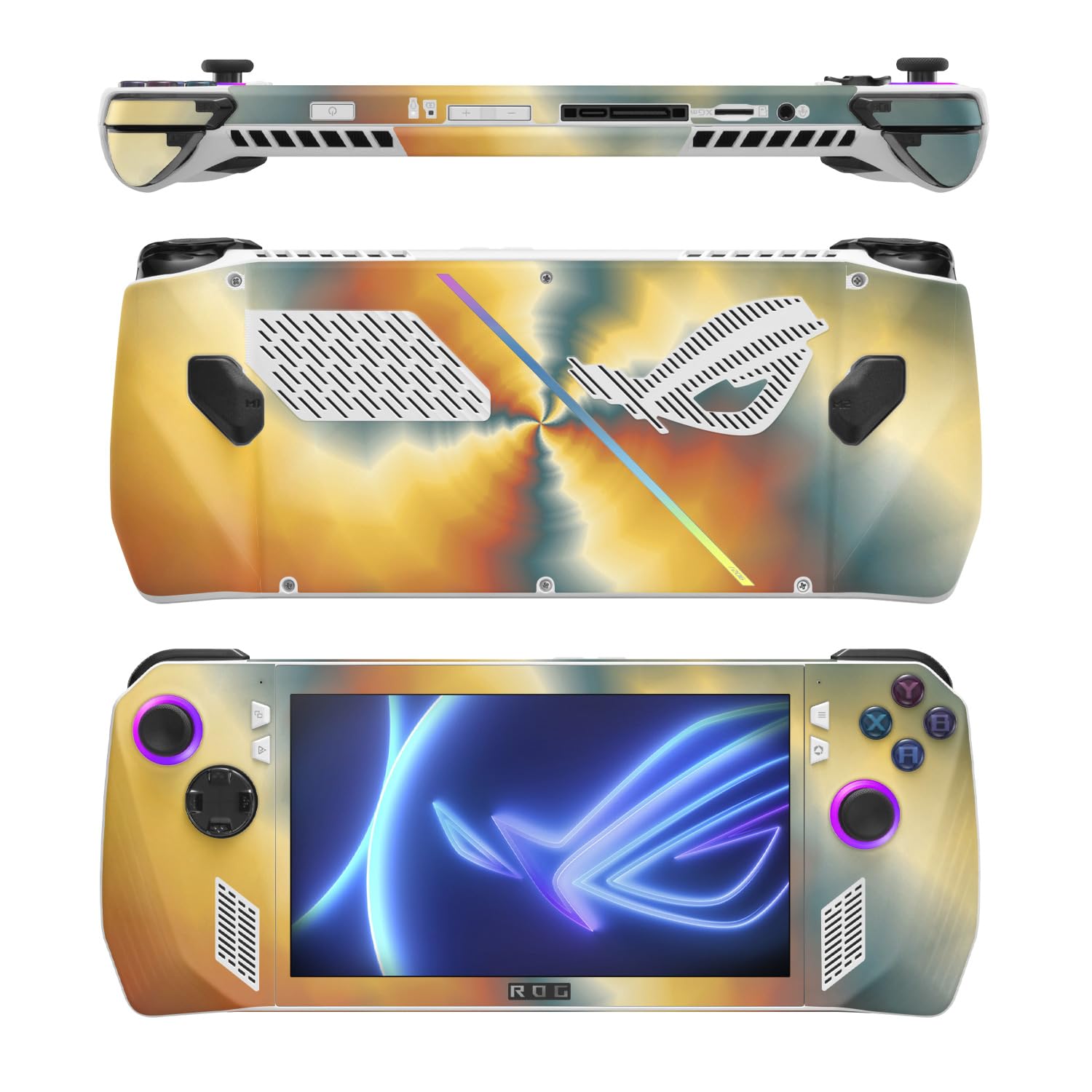 MightySkins Skin Compatible with Asus ROG Ally - Eye of The Storm | Protective, Durable, and Unique Vinyl Decal wrap Cover | Easy to Apply, Remove, and Change Style