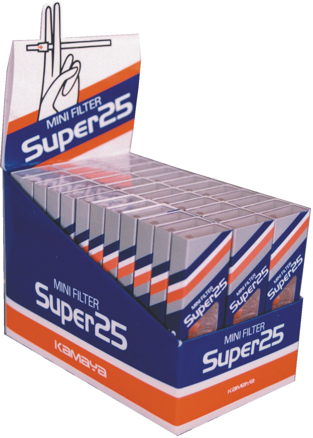 CIGARETTE MINI FILTERS SUPER 25 FULL BOX = (36 X 10 FILTER PACK ) QUALITY  FILTER.360 SINGLE UNITS