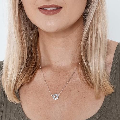 Miniatura 3 de Dear Ava Collar de regalo para mujeres y niñas, colgante de joyería moderna ajustable, idea de regalo de amor para ella con tarjeta sincera, regalos