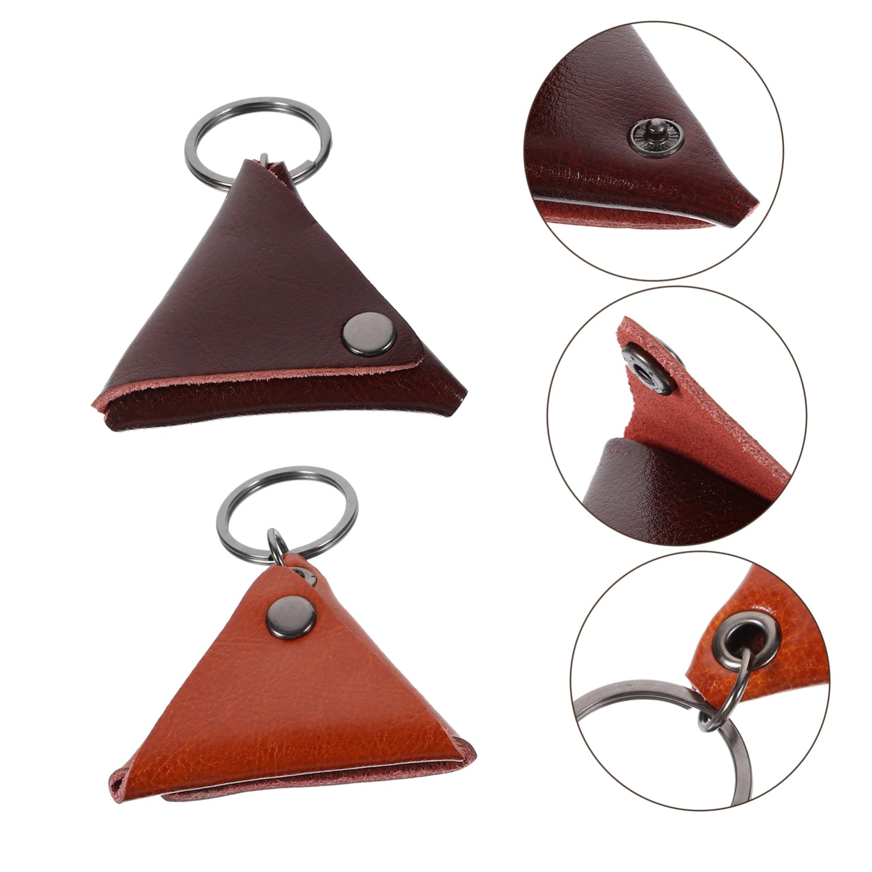 Yardwe 2pcs Guitar Picks Case Portable Plectrum Holder with Keychain for Deep Durable and Lightweight Design for Musicians the Go