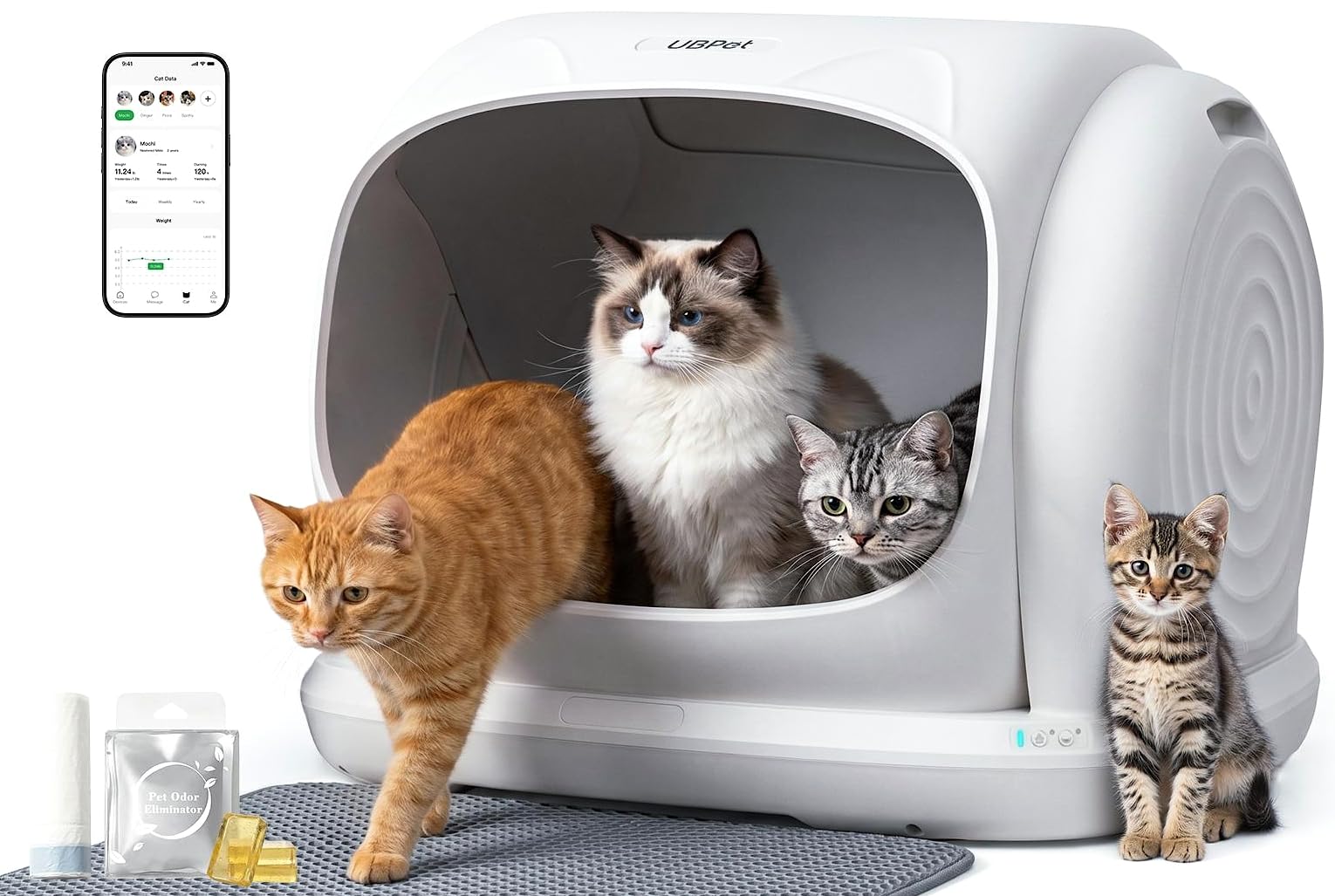 UBPET XXXL Self Cleaning Cat Litter Box