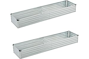 8x2x1 Raised Garden Bed 2 Pack: Ideal for Your Gardening Needs