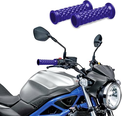 Empuñaduras para manillar de motocicleta, empuñaduras de goma de 0.786 pulgadas y 0.944 pulgadas, agarre cómodo antideslizante, agarre de manillar