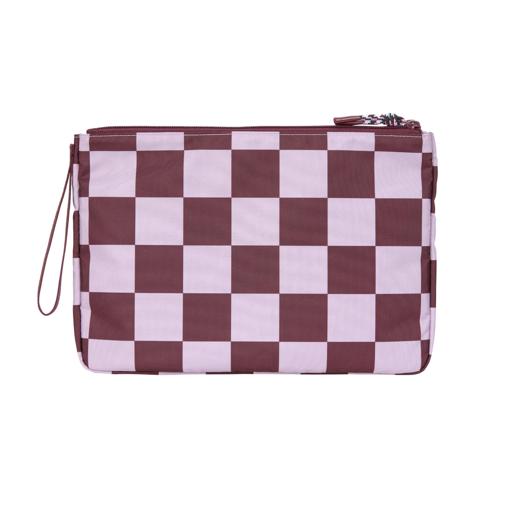 LÄSSIG Borsa per pannolini con fasciatoio per i bambini in movimento/Casual Changing Organizer deep red/lavender