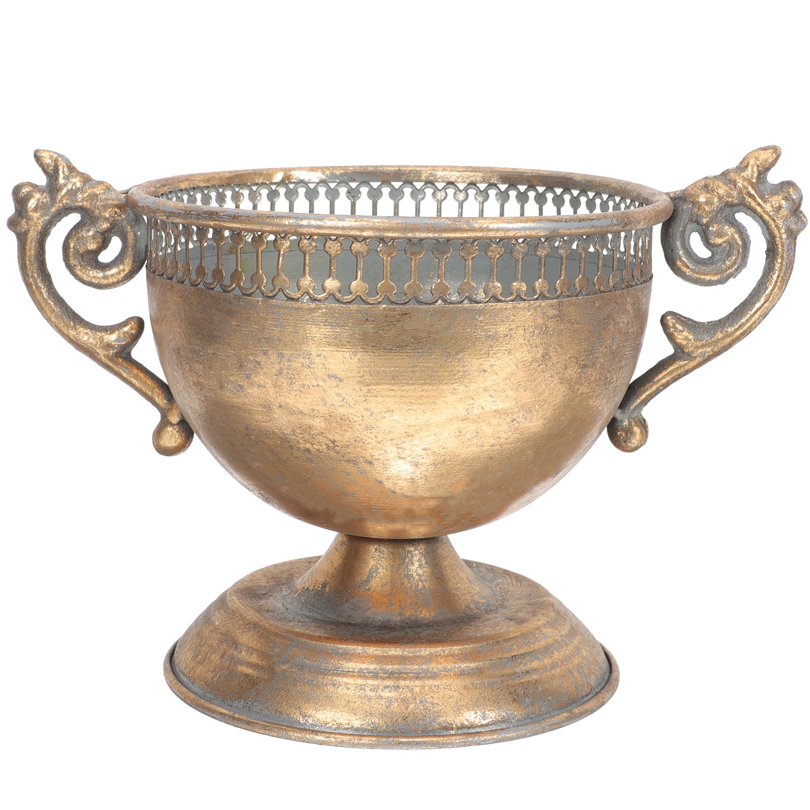 Vase en fer pour fleurs séchées style rétro et moderne