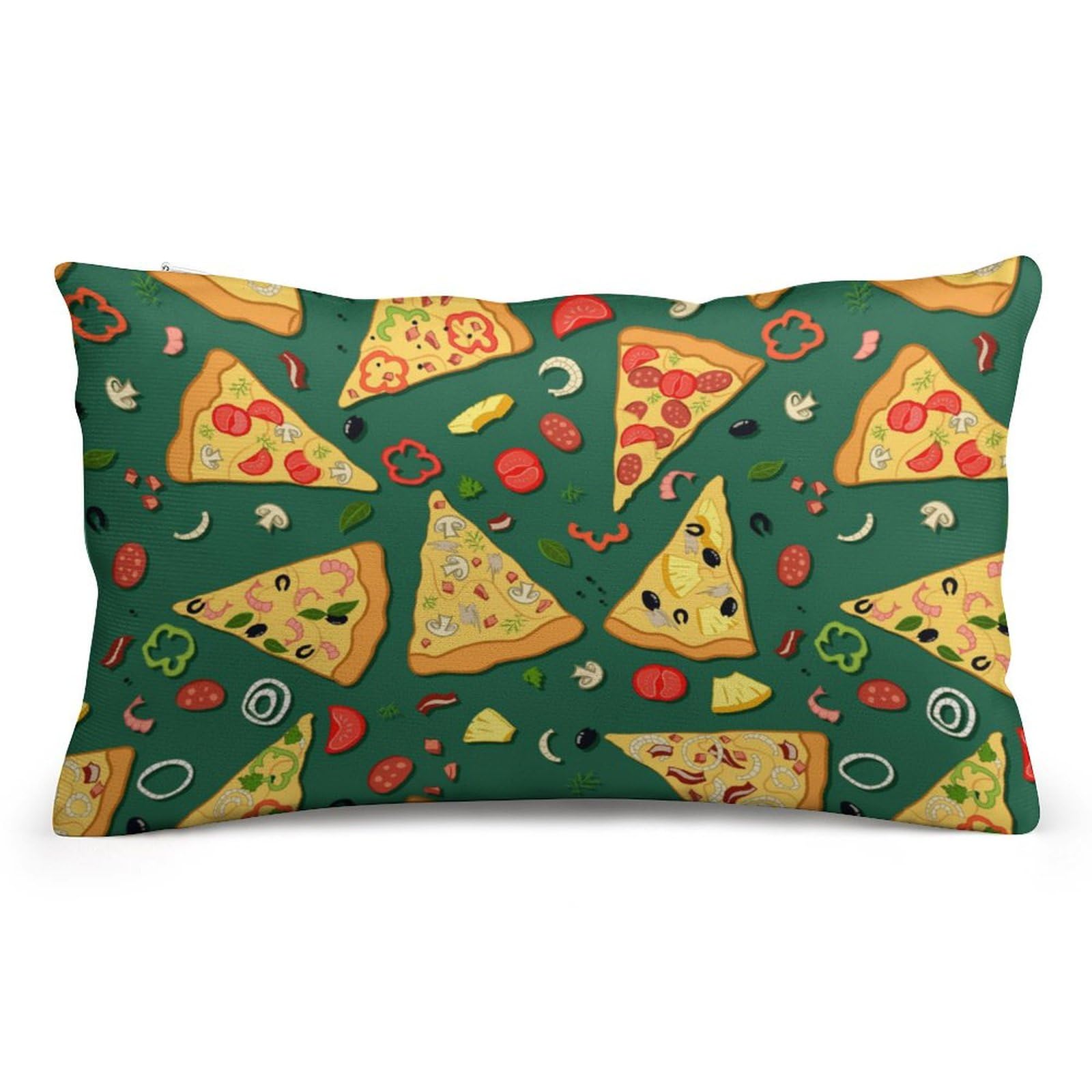 Cmagnifico Delicious Pizza Pillowcase, Pillow Case, Rectangular Plush Pillow Cover For Couch Bedroom