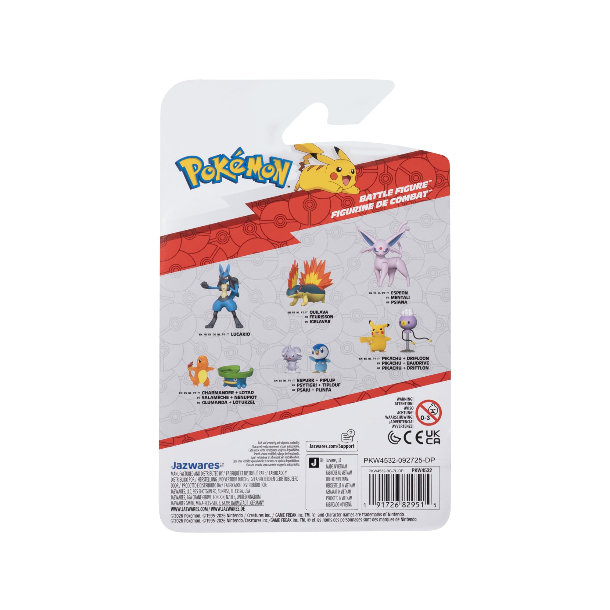 Pokémon Figura de Batalla PKW4532 Quilava, Juguete Oficial de Pokemon para niños a Partir de 4 años — view 2