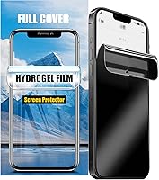 Vista 9 de LOOKSEVEN Paquete de 2 protectores de pantalla de hidrogel de privacidad para iPhone 11, película protectora de TPU suave de alta sensibilidad