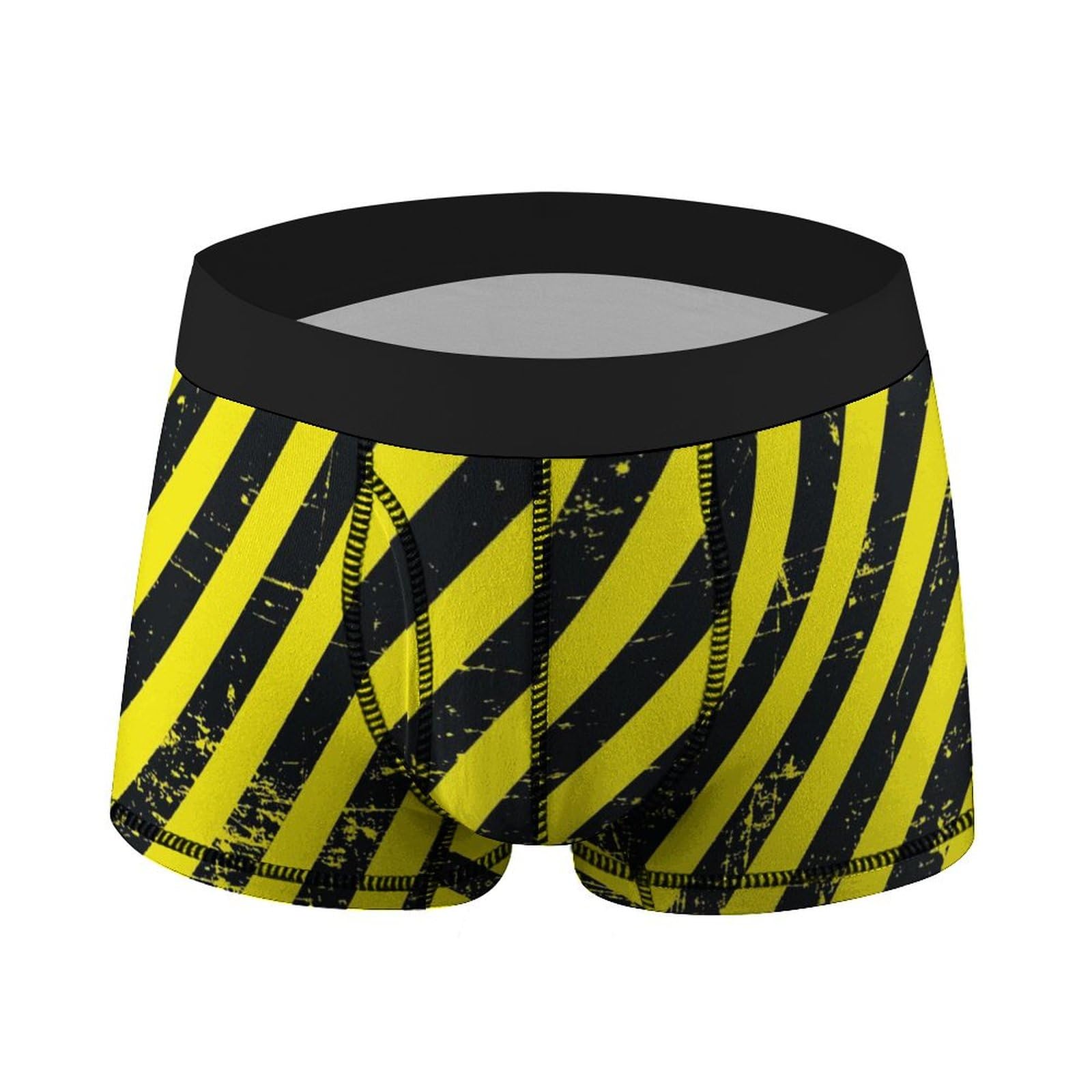 FJQWKLF Caution Tape Men's Boxer Briefs Breathable Stretch Underwear Soft Underpant
