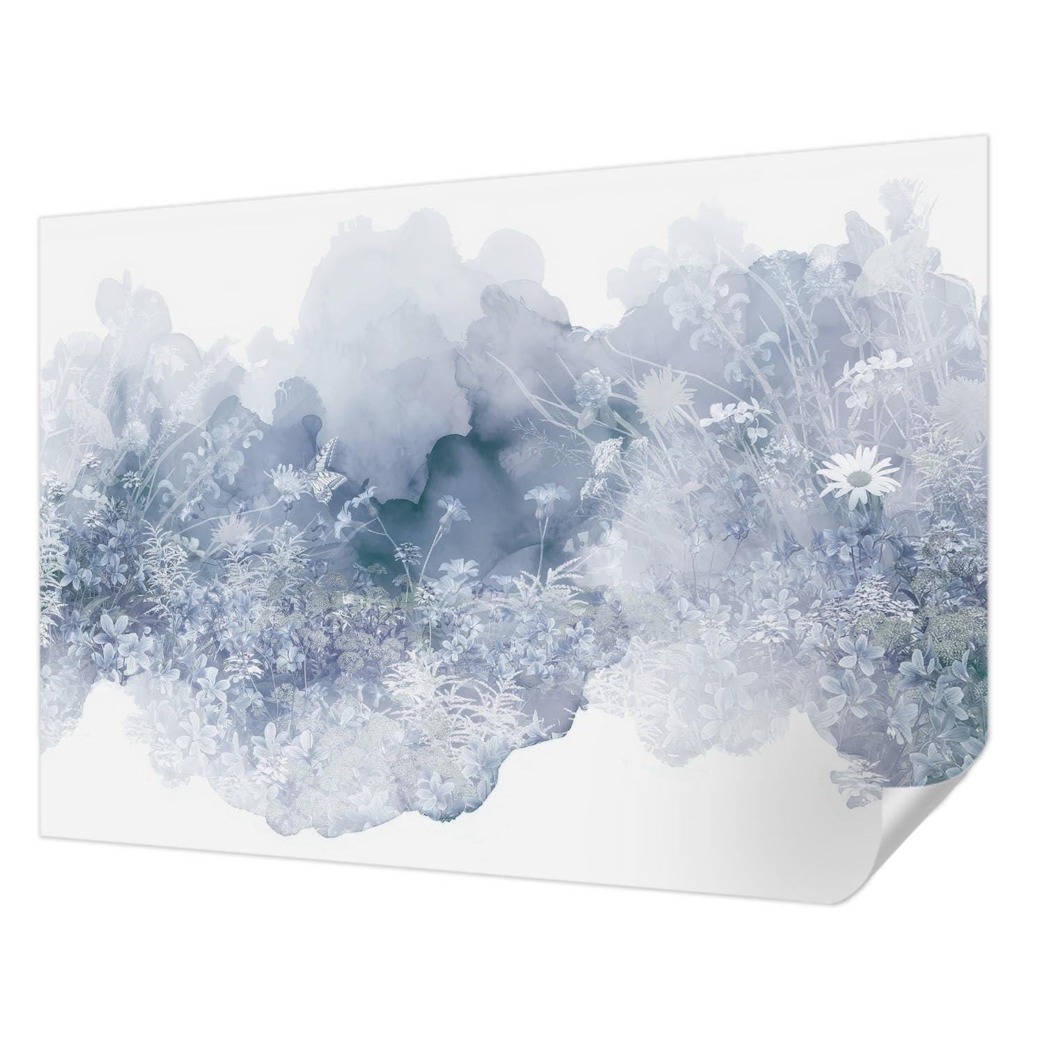 Papier peint autocollant anti-tache Tulup pour relooker un mur de salon abîmé