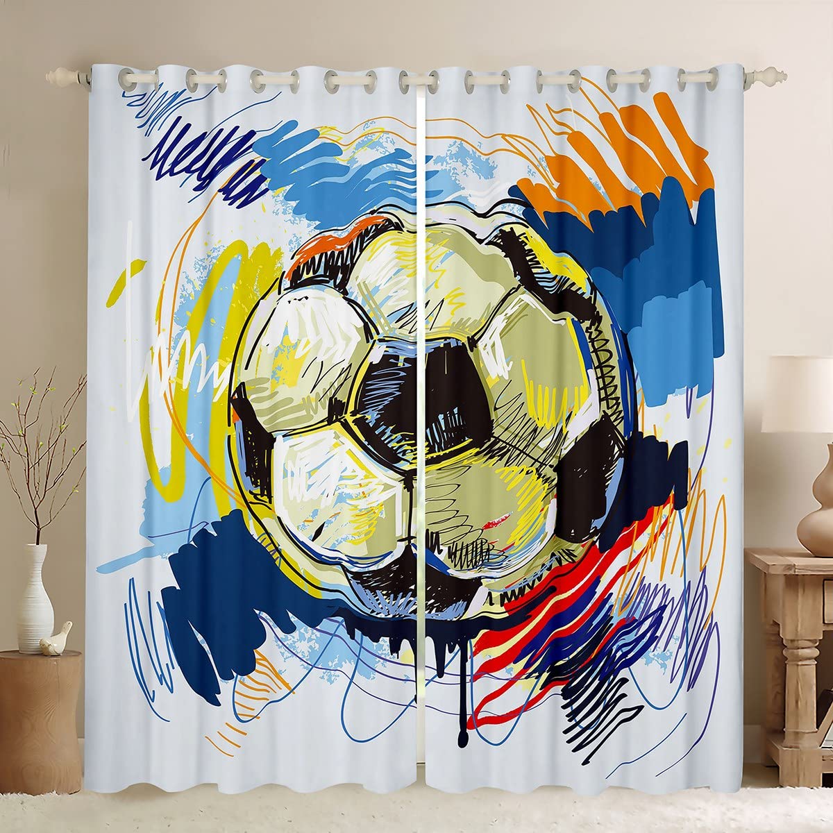 Erosebridal Sports Curtains & Drapes 52