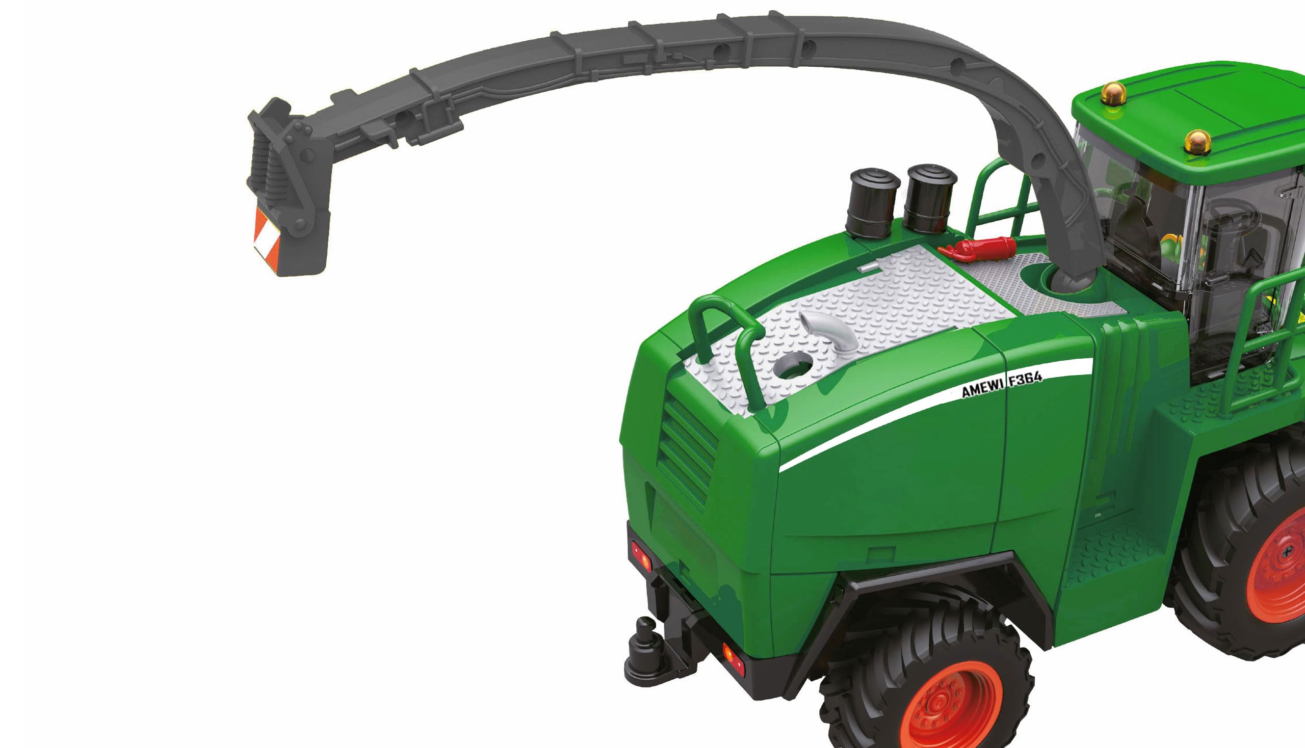 Amewi 22642 kombajn zbożowy RC, światło i dźwięk, 1:24 RTR zielony