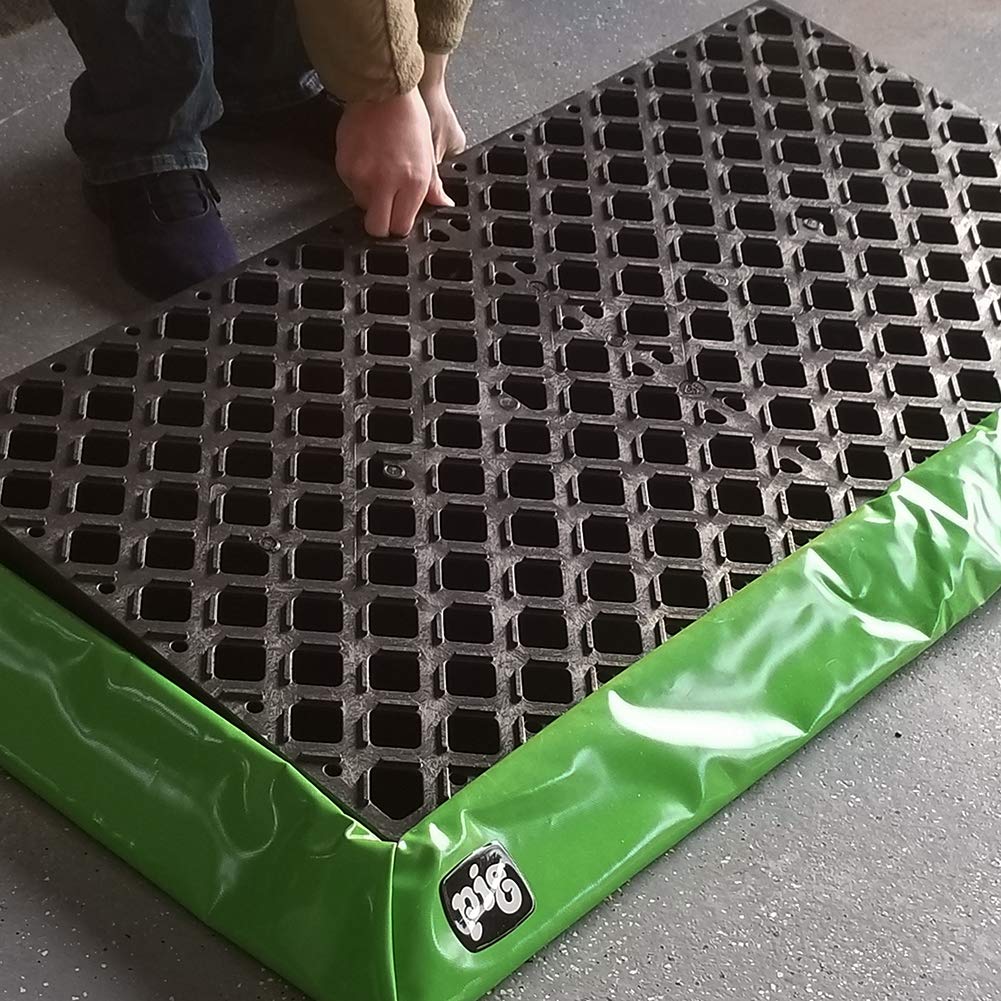PIG Snow Blower Mat with Raised Lip for Garage | 30" W x 56" L x 4" H | PM50733 — Amazon image 4
