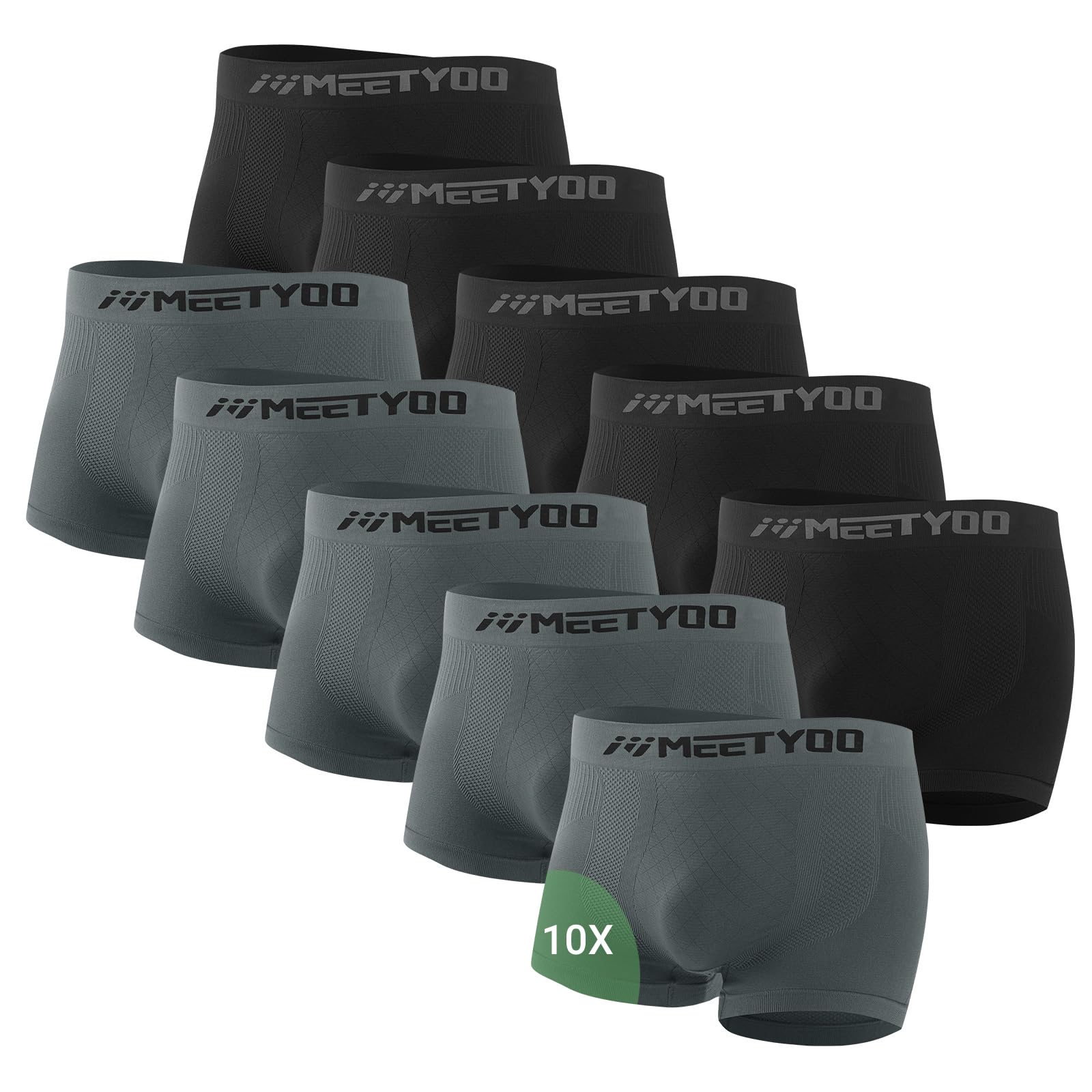 MEETYOO Kompressionshose Herren, Sport Leggings Atmungsaktiv Fitness Strumpfhosen Funktionswäsche Pants Unterhose Lang für Laufen Wandern Radfahren