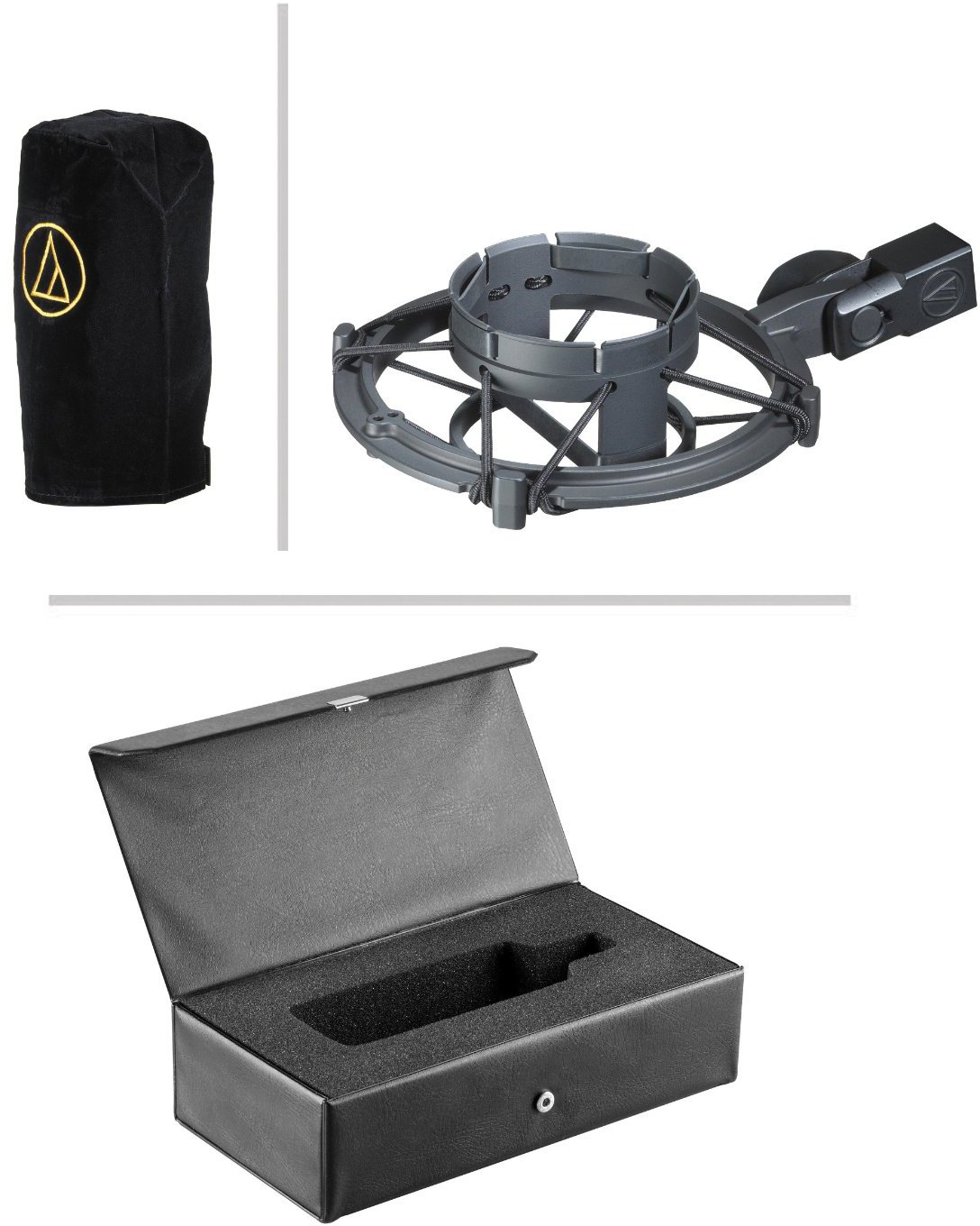 audio−technica AT4040 Audio-Technica AT4040 Cardioid Condenser Mic w/Pop Filter and (2
