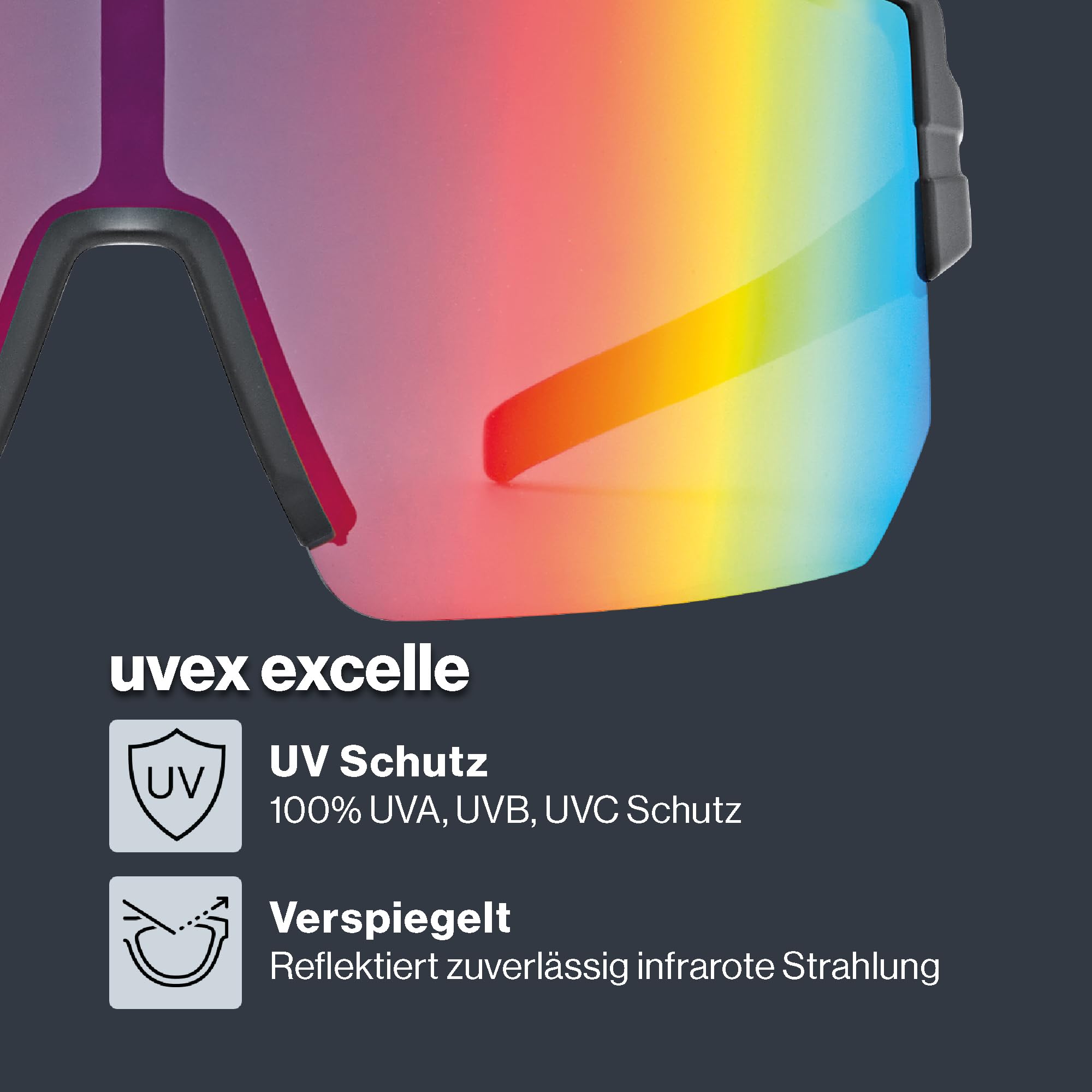 Uvex Unisex Excelle Sportbrille (1er Pack)