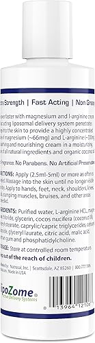 Vista 2 de Nutrasal Magnesio L-Arginina Crema - 8oz