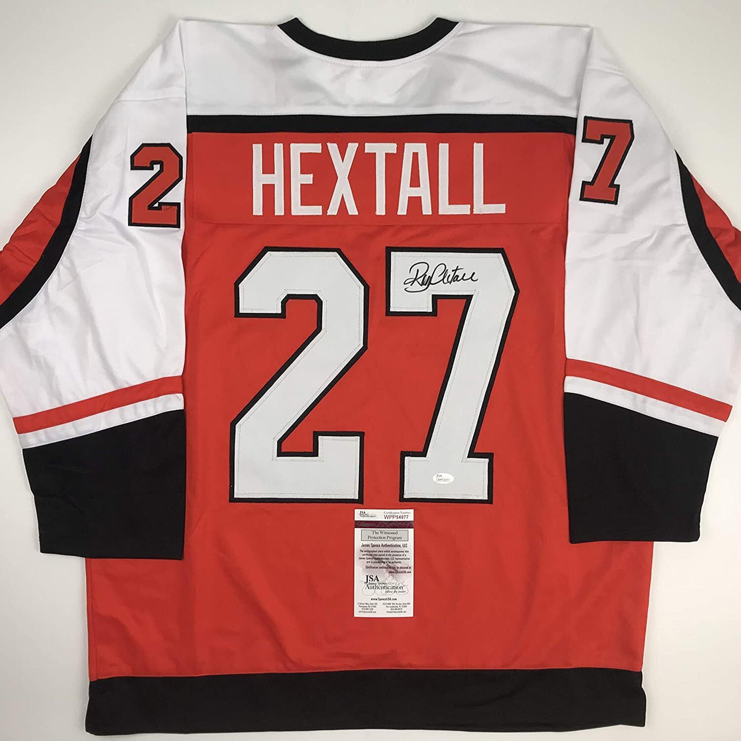 Autographed Ron Hextall Philadelphia Hockey Jersey