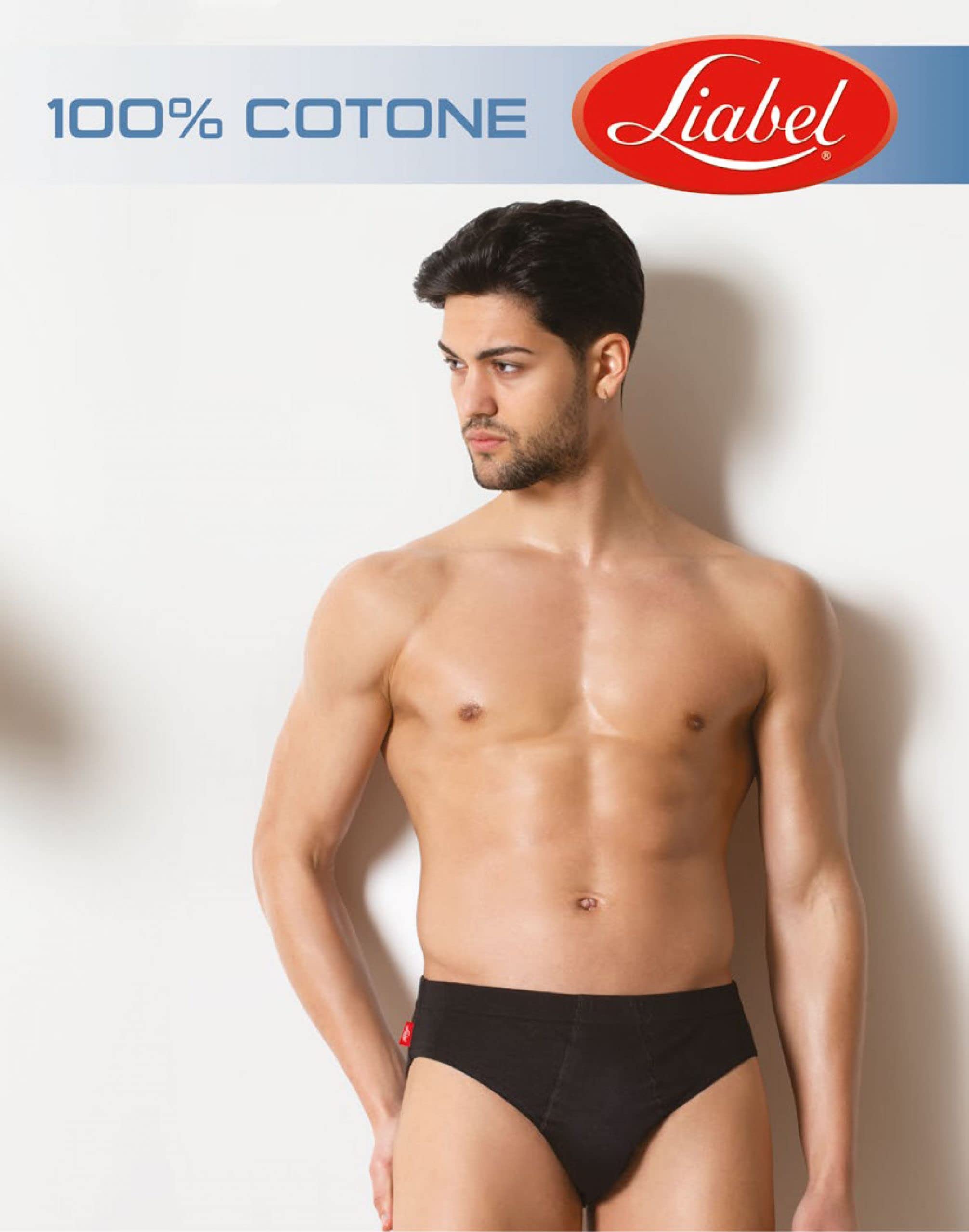 Liabel Slip Boxer Uomo in Cotone/Cotone Mercerizzato, Art. 940/959, Pacco da 3, 6 e 12 Limited Edition