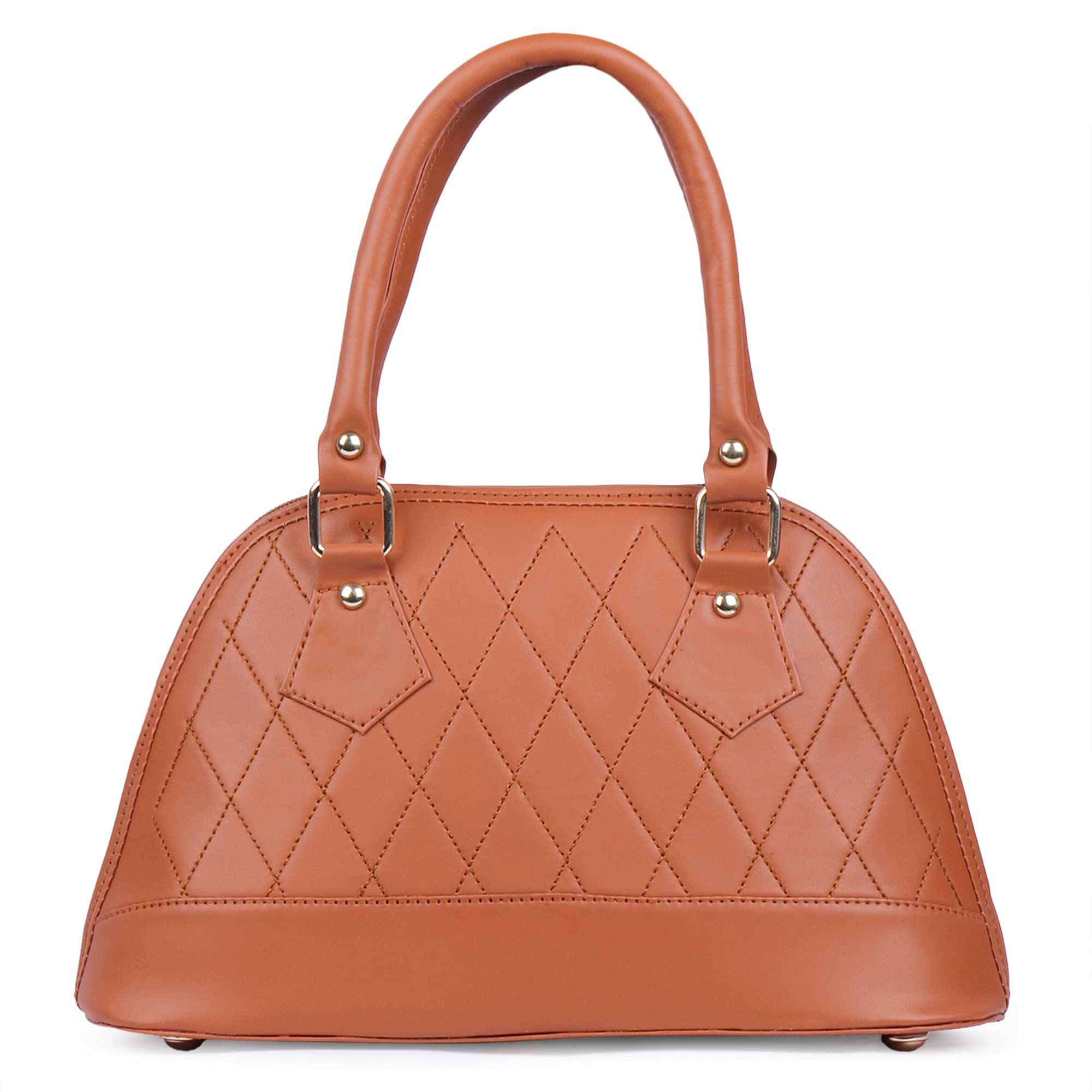 Trendoo Women's Handbag (Stitch Brown Stylish)