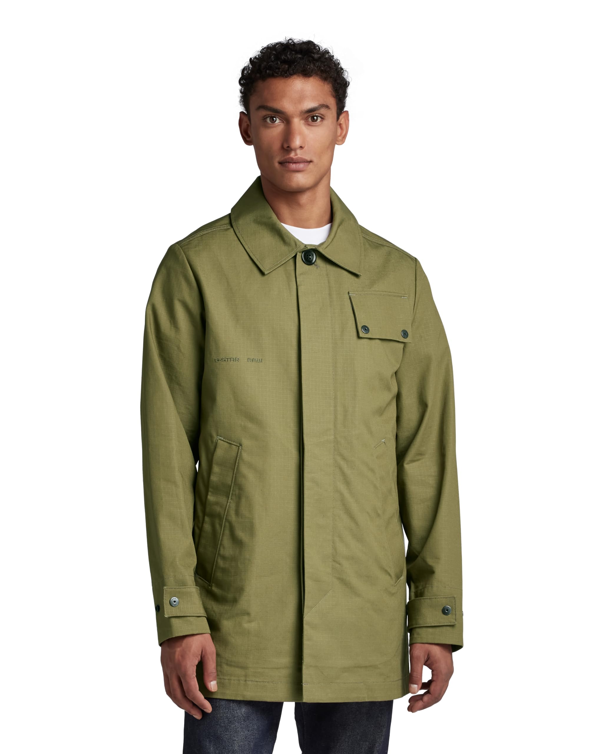Trench Everyday de G-STAR para hombre: elegancia urbana y comodidad para tu estilo diario 8