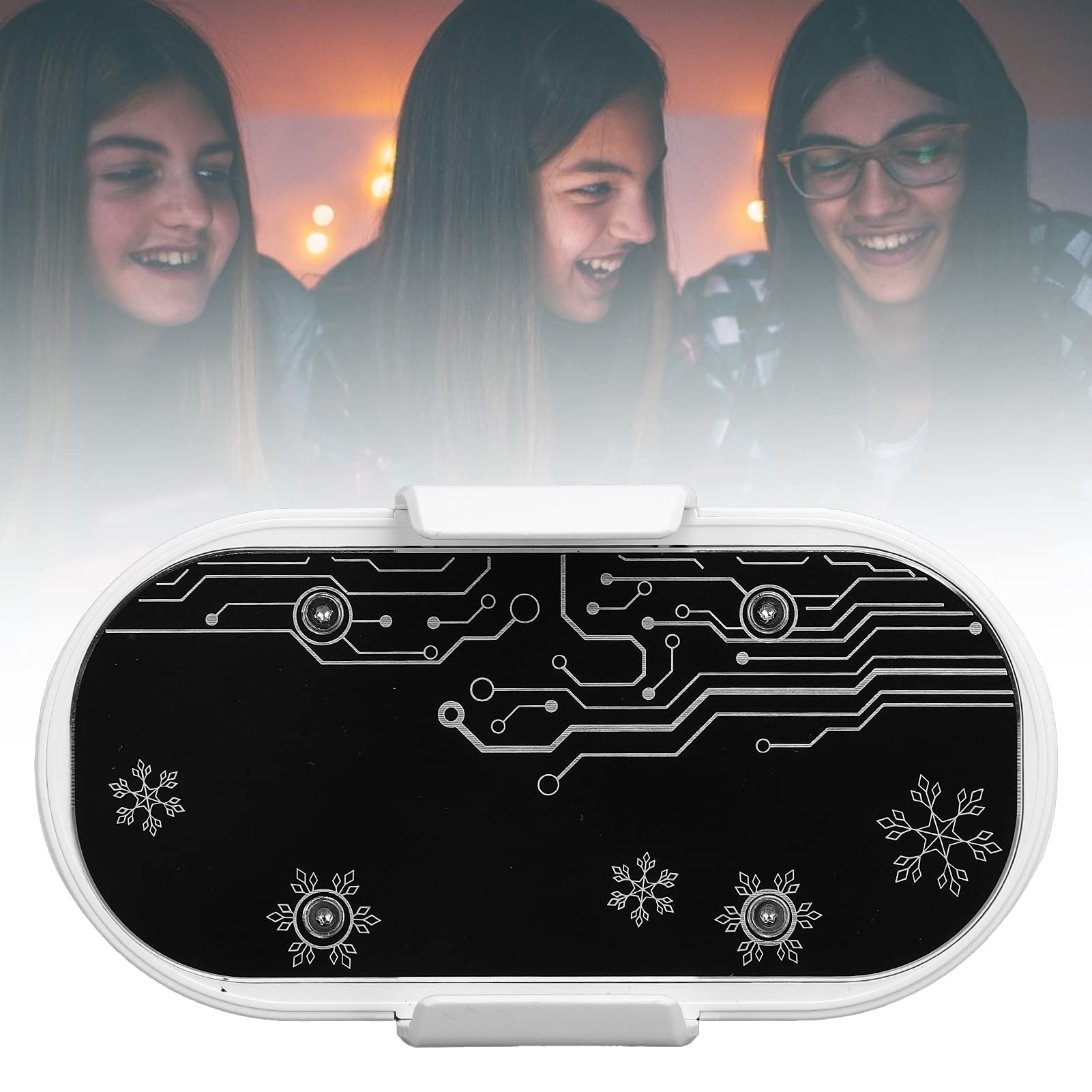 Enfriador de teléfono móvil, enfriador de semiconductor de teléfono, disipador de calor portátil para juegos, para teléfonos de 4.5 a 7 pulgadas(blanco)