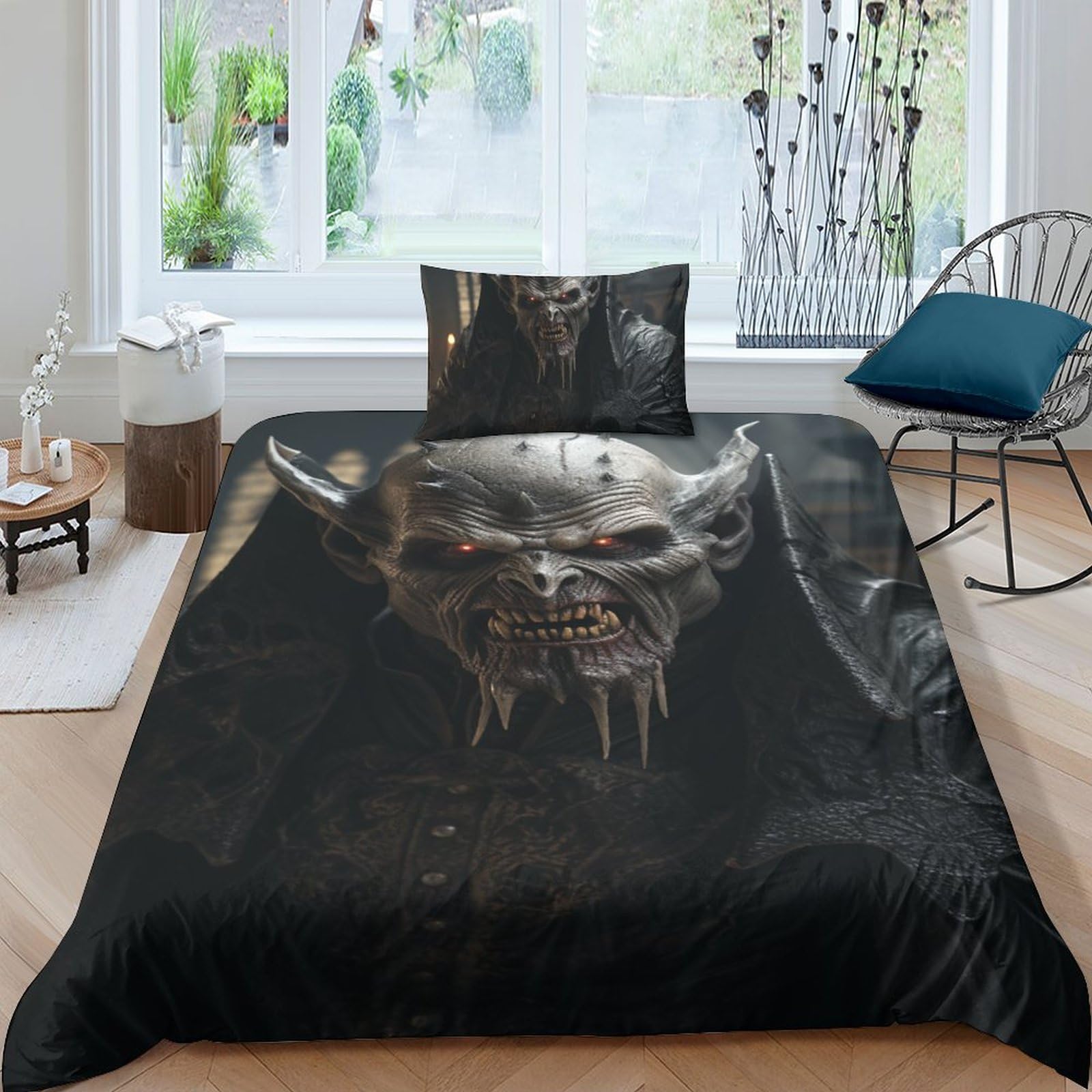 Parure housse de couette monstre horrible SCOOVY idée cadeau ado
