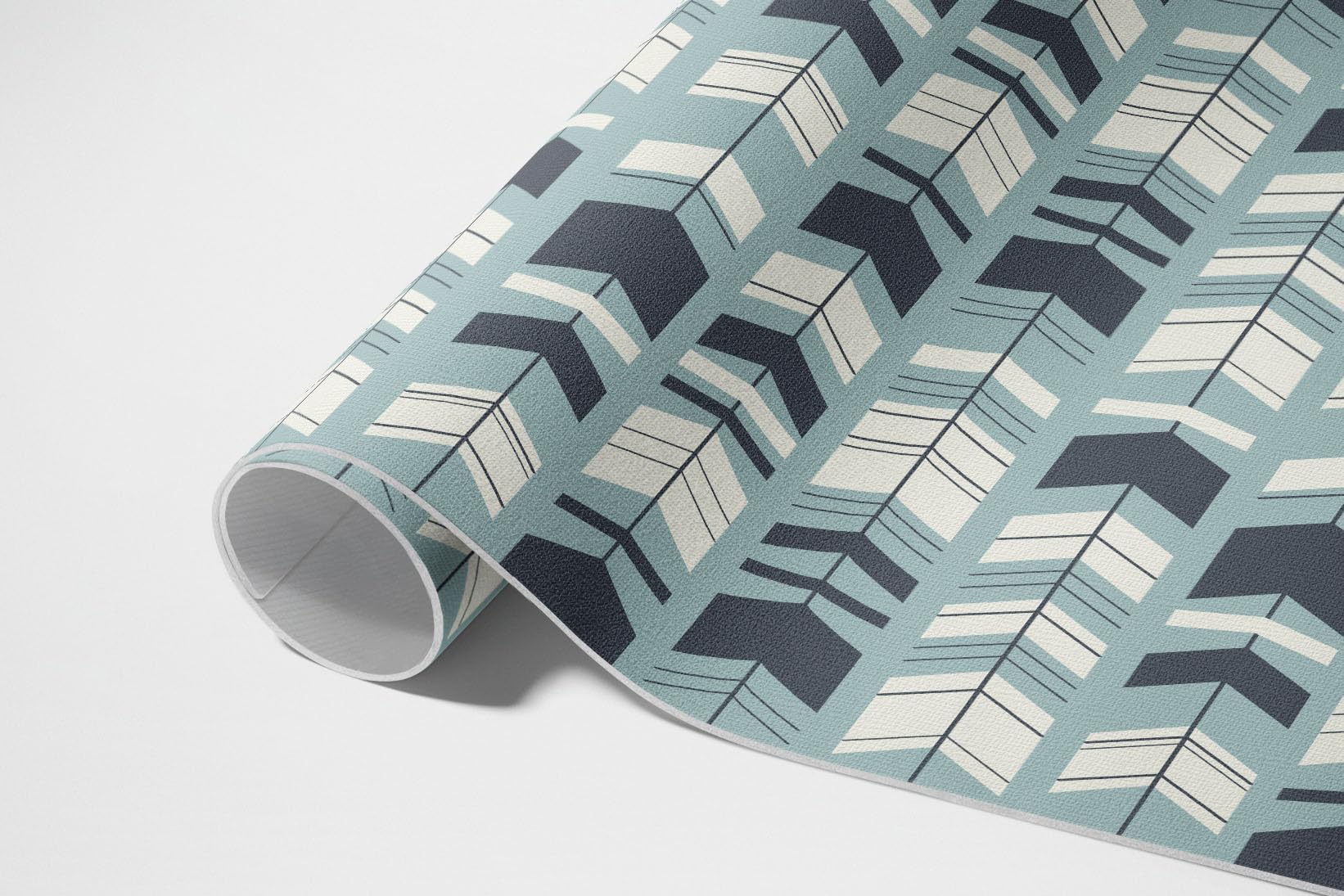 Vinylteppich 80x120 cm Wasserdichter Kunststoffteppich Rechteckig Ideal für Balkon Terrasse Garten für den Außenbereich Einfach zu Reinigen PVC - Boho-Pfeile