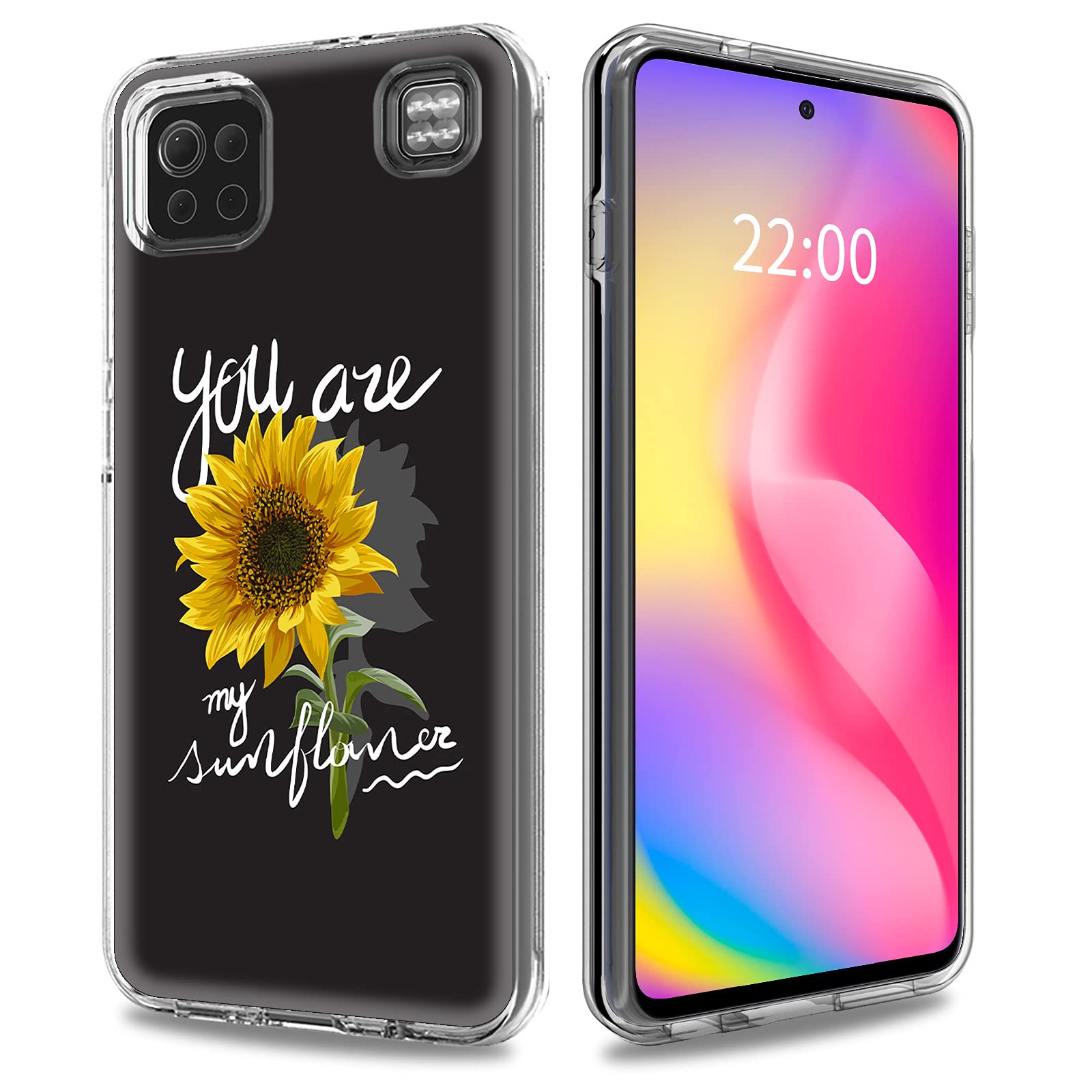 SDDFRHGHfor LG K92 5G Case, Clear Cute Dual Layer Hybrid Hard PC+TPU Bumper Anti-Yellowing Shockproof Protective Mobile Cover Phone Cases for LG K92 5g 6.7'' 2020-you are My Sunshine
