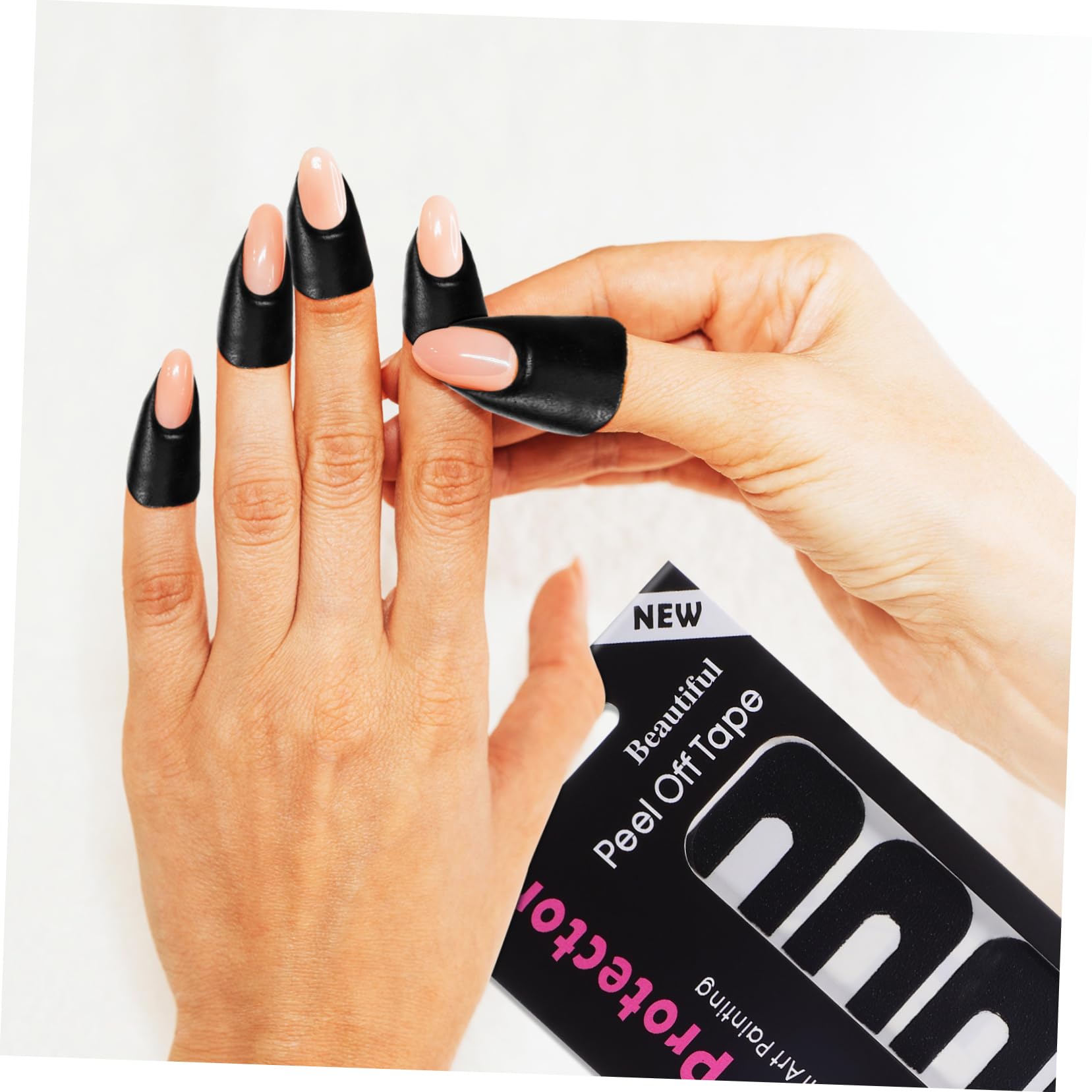 4 Set Sticker Protettivi Per Unghie Facili Applicare Superficie Antiscivolo Sicuri Per Gel Polish Unghie 100 Fogli*4