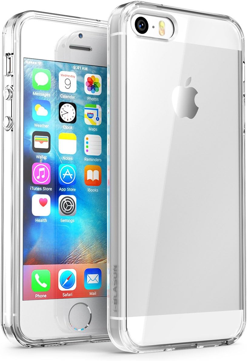 iPhone SE Case, [Scratch Resistant] i-BlasonClear [Halo Series] for Apple iPhone SE Cover 2016 Release/Compatible with iPhone 5S/5 (Clear(Anti-Scratch))