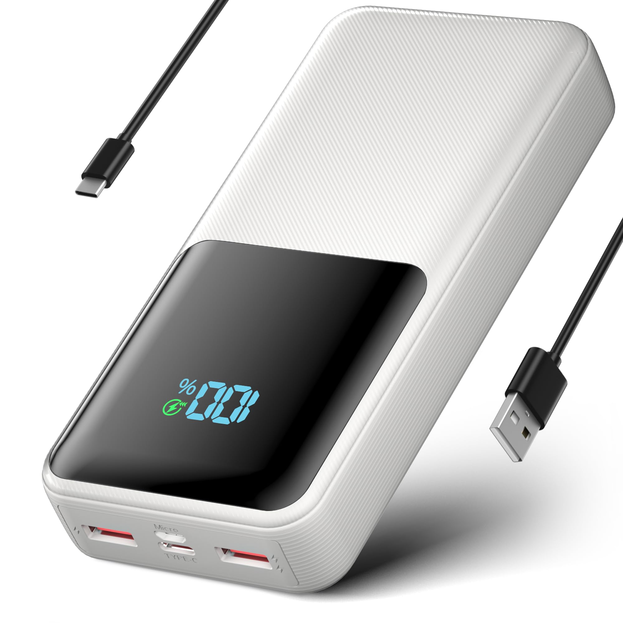 Power Bank 46800mAh Large Capacity Phone Charger, Portable Charger PD20W & QC3.0 USB C Input/Output Fast Charging, LED Digital Display, Compatible for iPhone,iPad,Samsung,Tablet